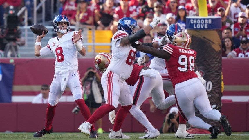 nfl: new york giants at san francisco 49ers, daniel jones