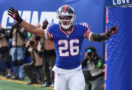 Giants’ Saquon Barkley makes his intentions clear: ‘I want to be a Giant for life’