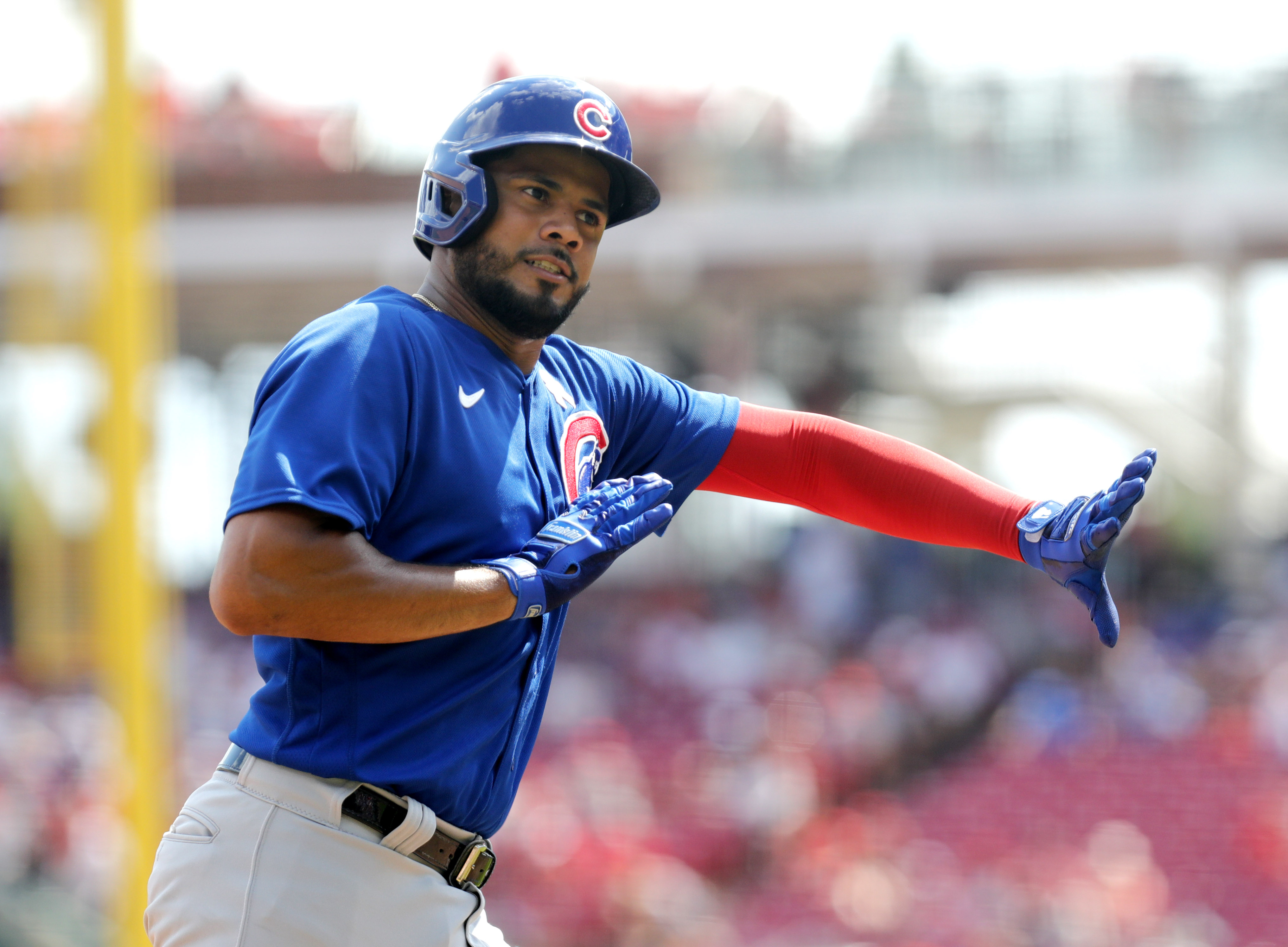 Chicago Cubs third baseman Jeimer Candelario, Yankees