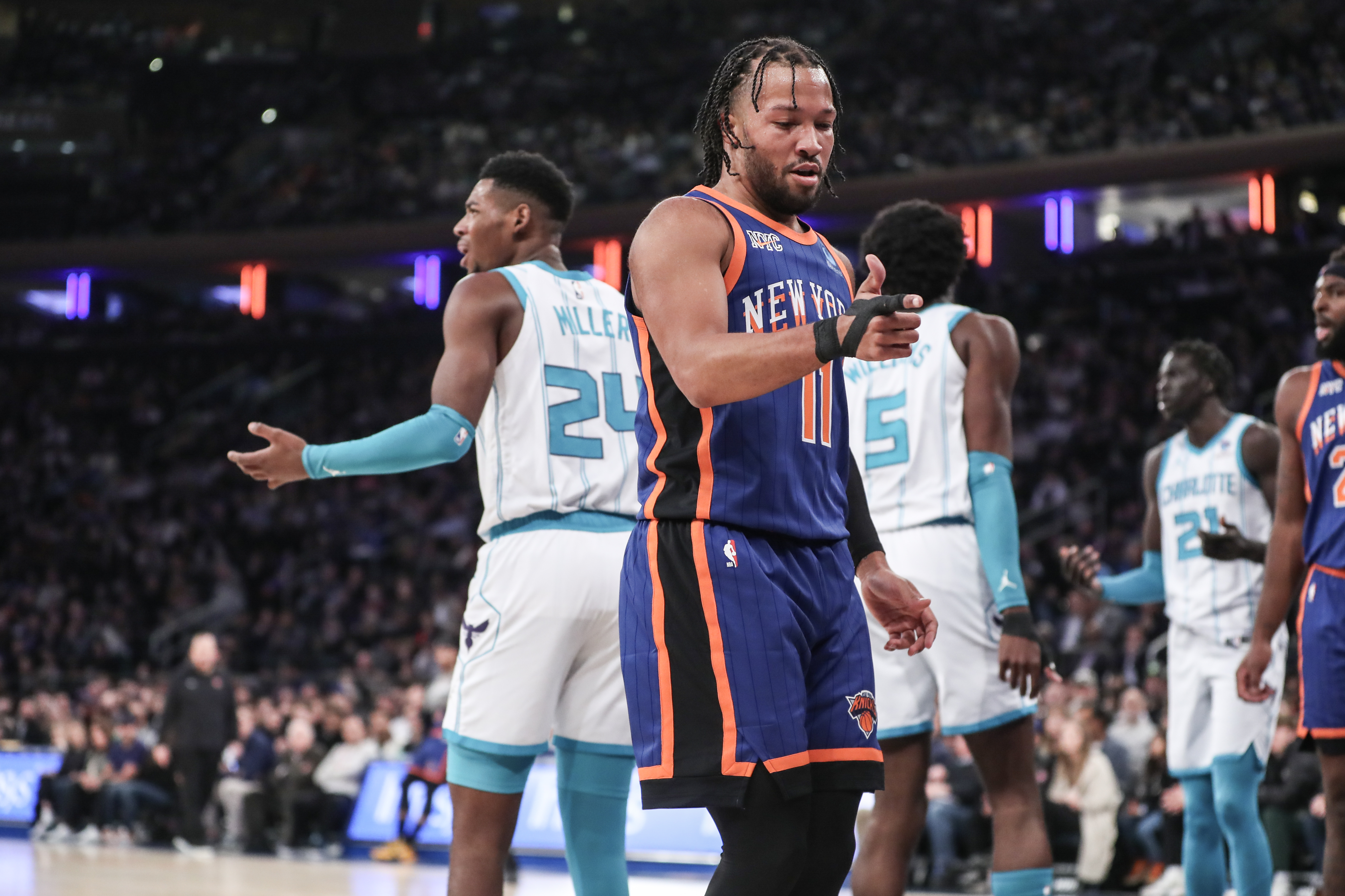 NBA: Charlotte Hornets at New York Knicks