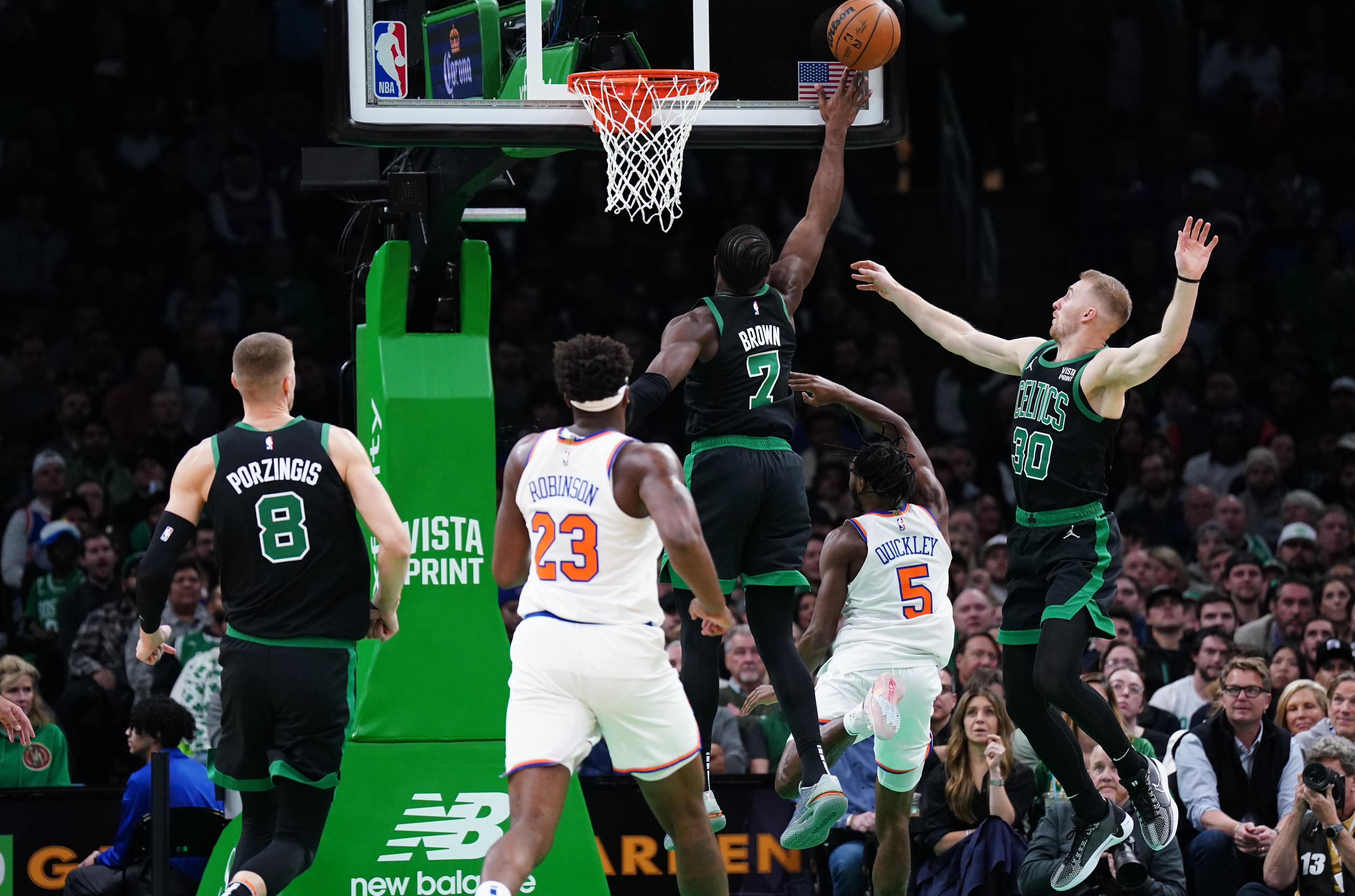 NBA: New York Knicks at Boston Celtics