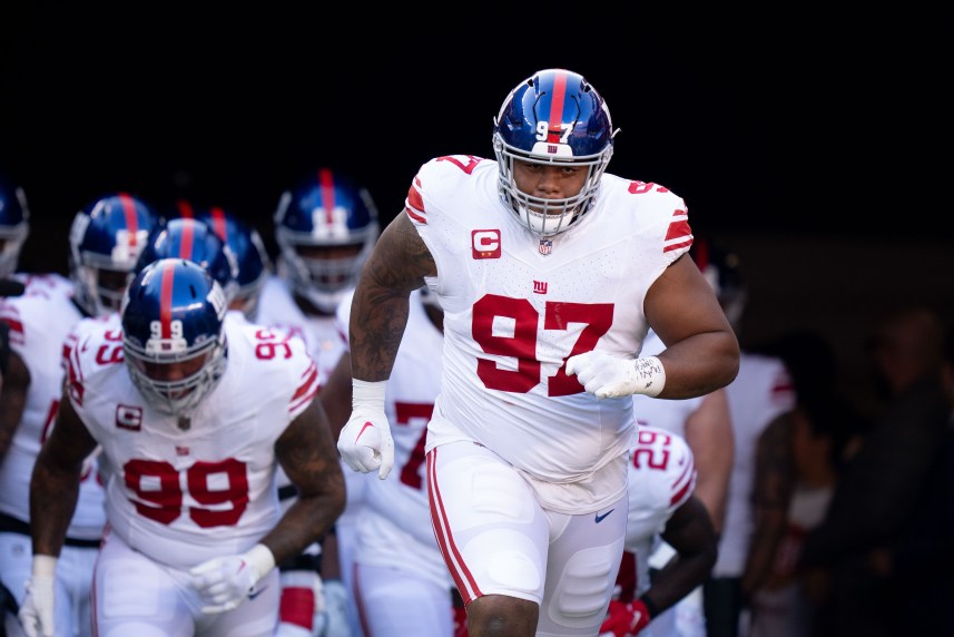 New York Giants defensive tackle Dexter Lawrence II (97) before the game against the San Francisco 49ers at Levi's Stadium