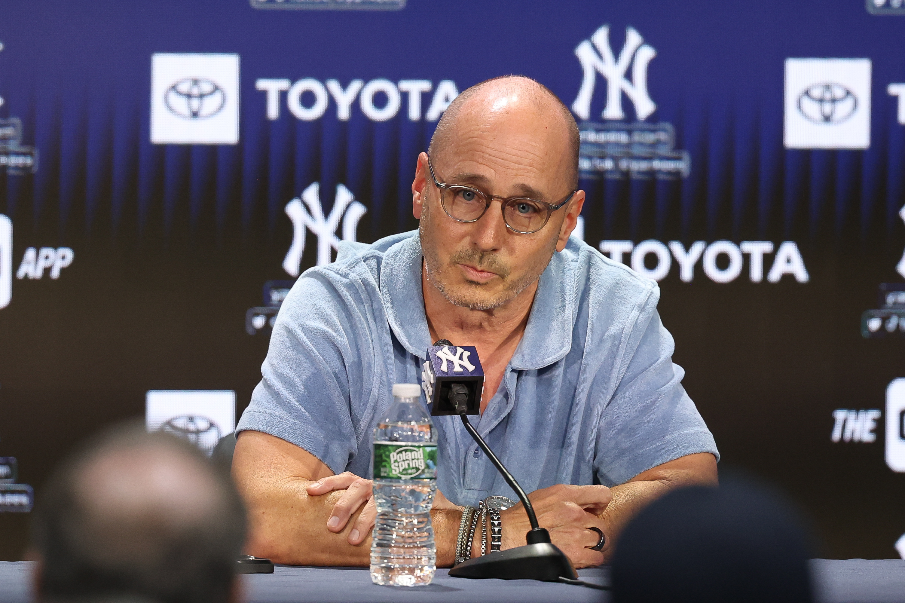 mlb: washington nationals at new york yankees, brian cashman