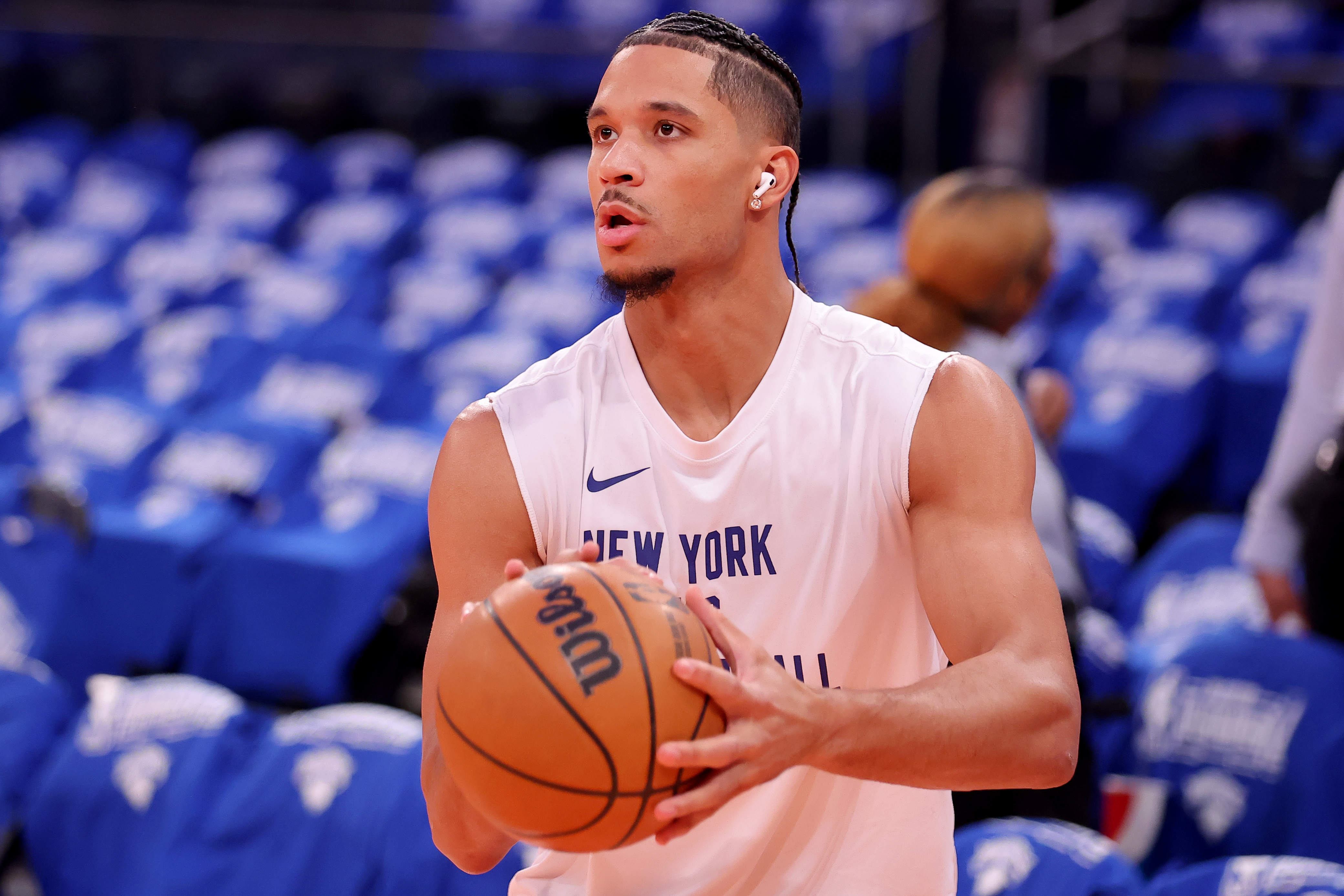 nba: miami heat at new york knicks, josh hart