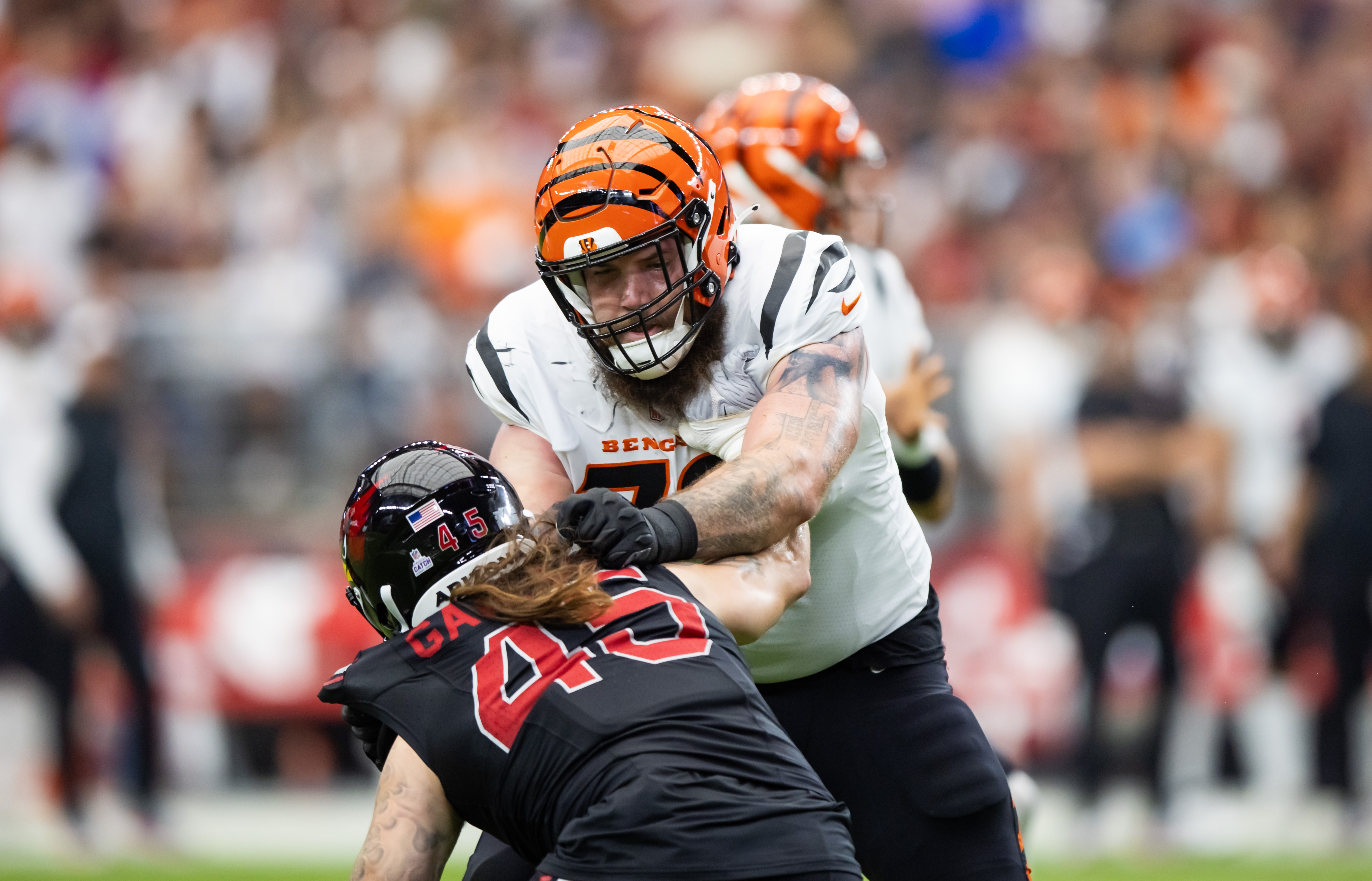 Cincinnati Bengals offensive tackle Jonah Williams (73) against the Arizona Cardinals at State Farm Stadium (New York Giants)