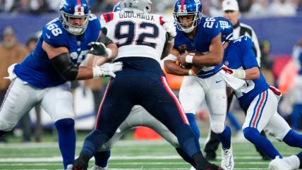The Giants’ offensive line is failing Saquon Barkley