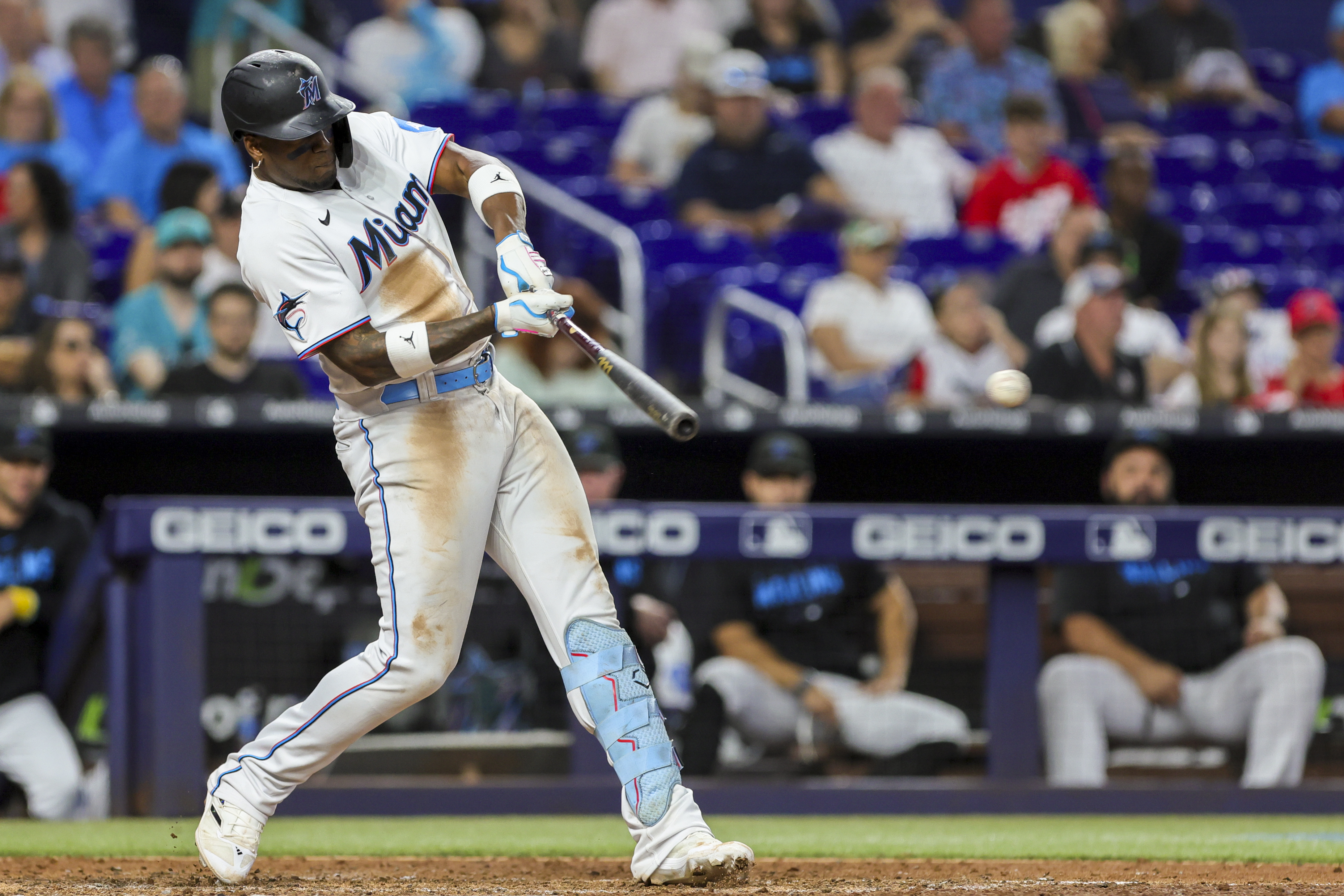 mlb: milwaukee brewers at miami marlins, jorge soler, yankees