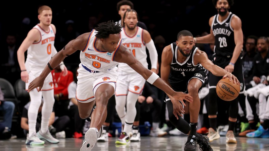 NBA: New York Knicks at Brooklyn Nets