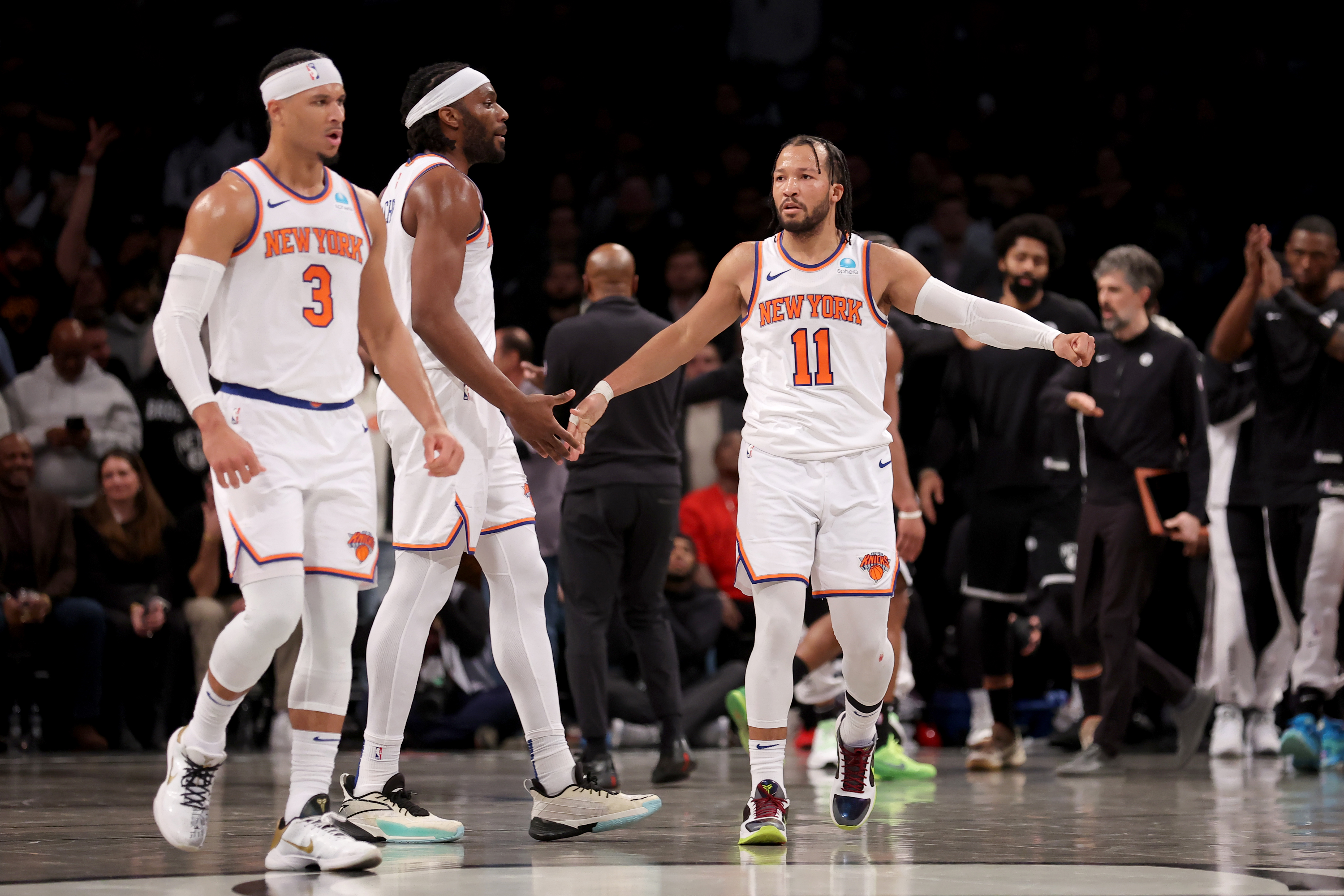 NBA: New York Knicks at Brooklyn Nets