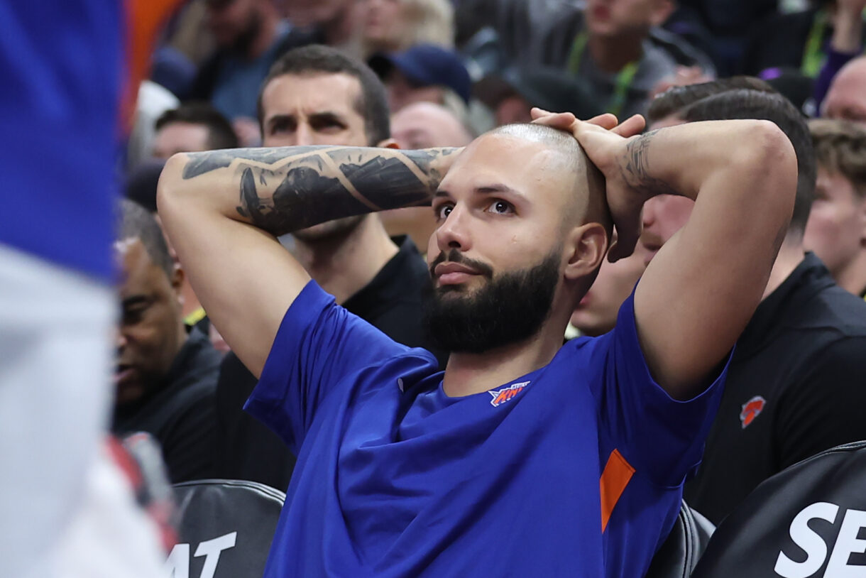 New York Knicks guard Evan Fournier 