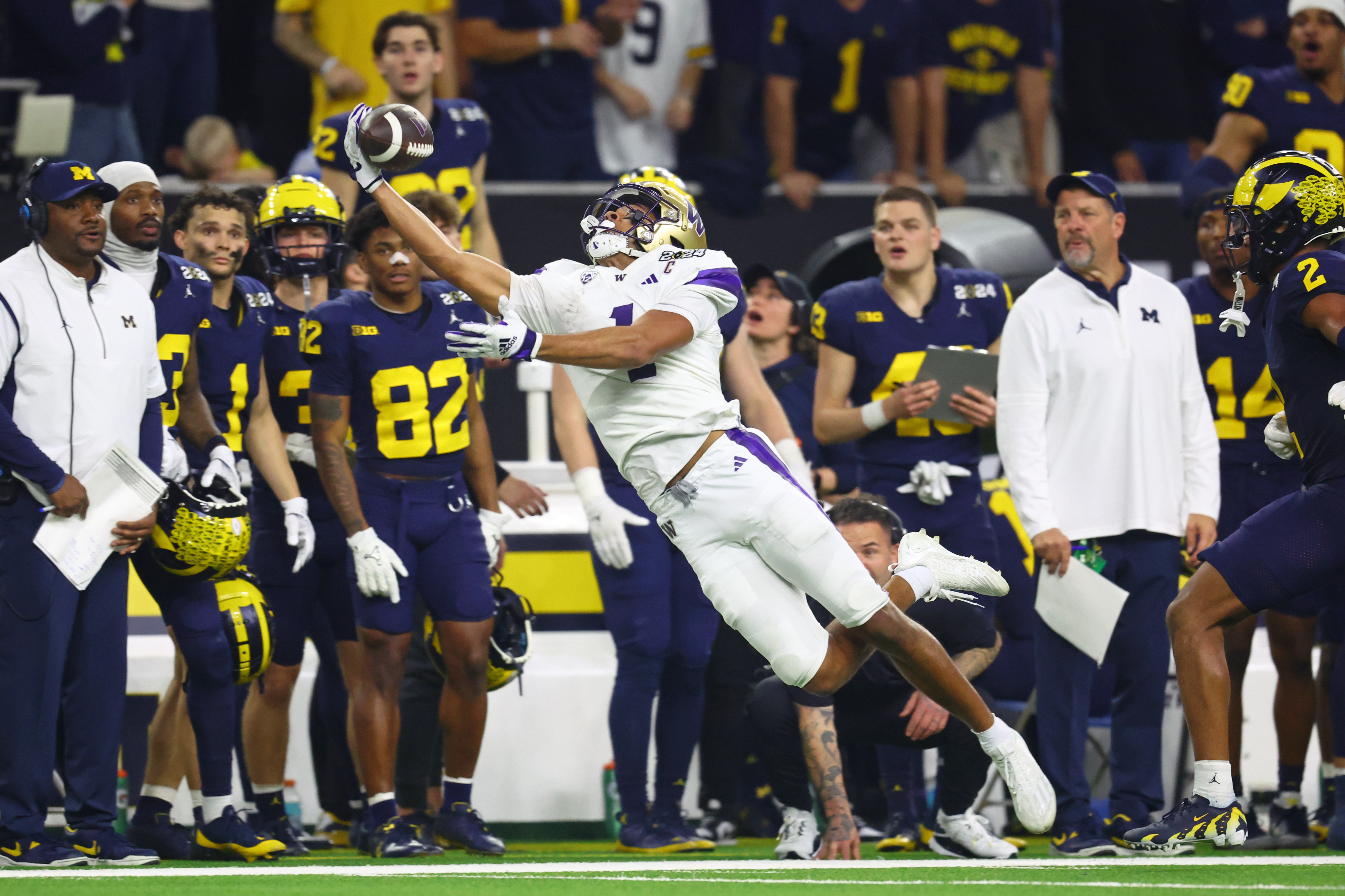 Washington Huskies wide receiver Rome Odunze (New York Giants prospect)