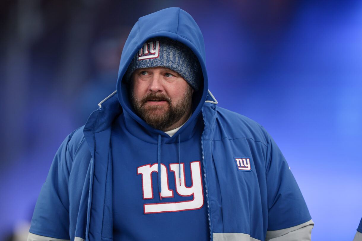 New York Giants head coach Brian Daboll walks on the field before the game against the Philadelphia Eagles at MetLife Stadium