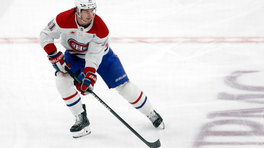 Montreal Canadiens center Sean Monahan (New York Rangers trade target)