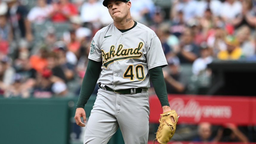 mlb: oakland athletics at cleveland guardians, mets