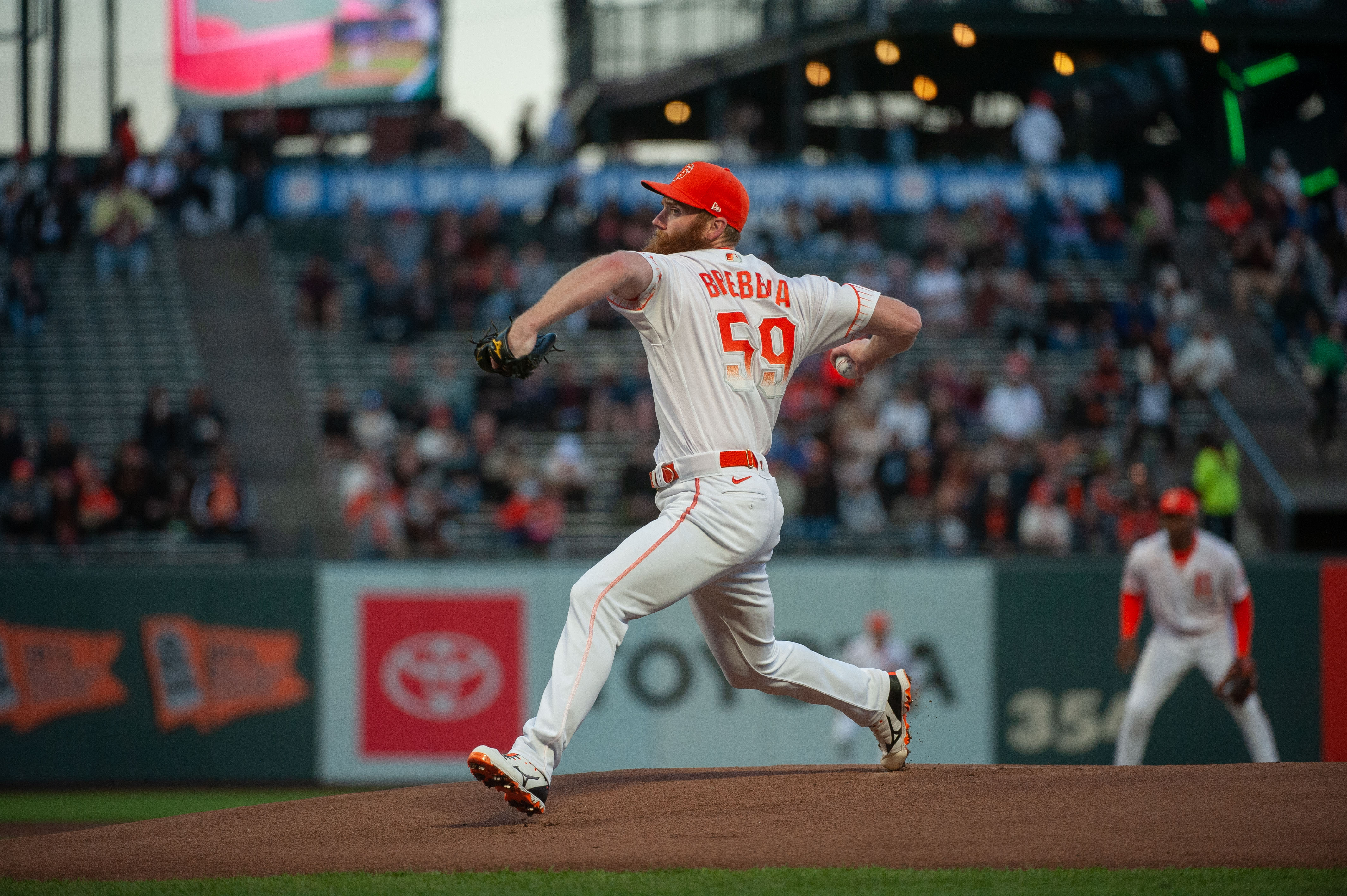 mlb: san diego padres at san francisco giants, john brebbia, mets