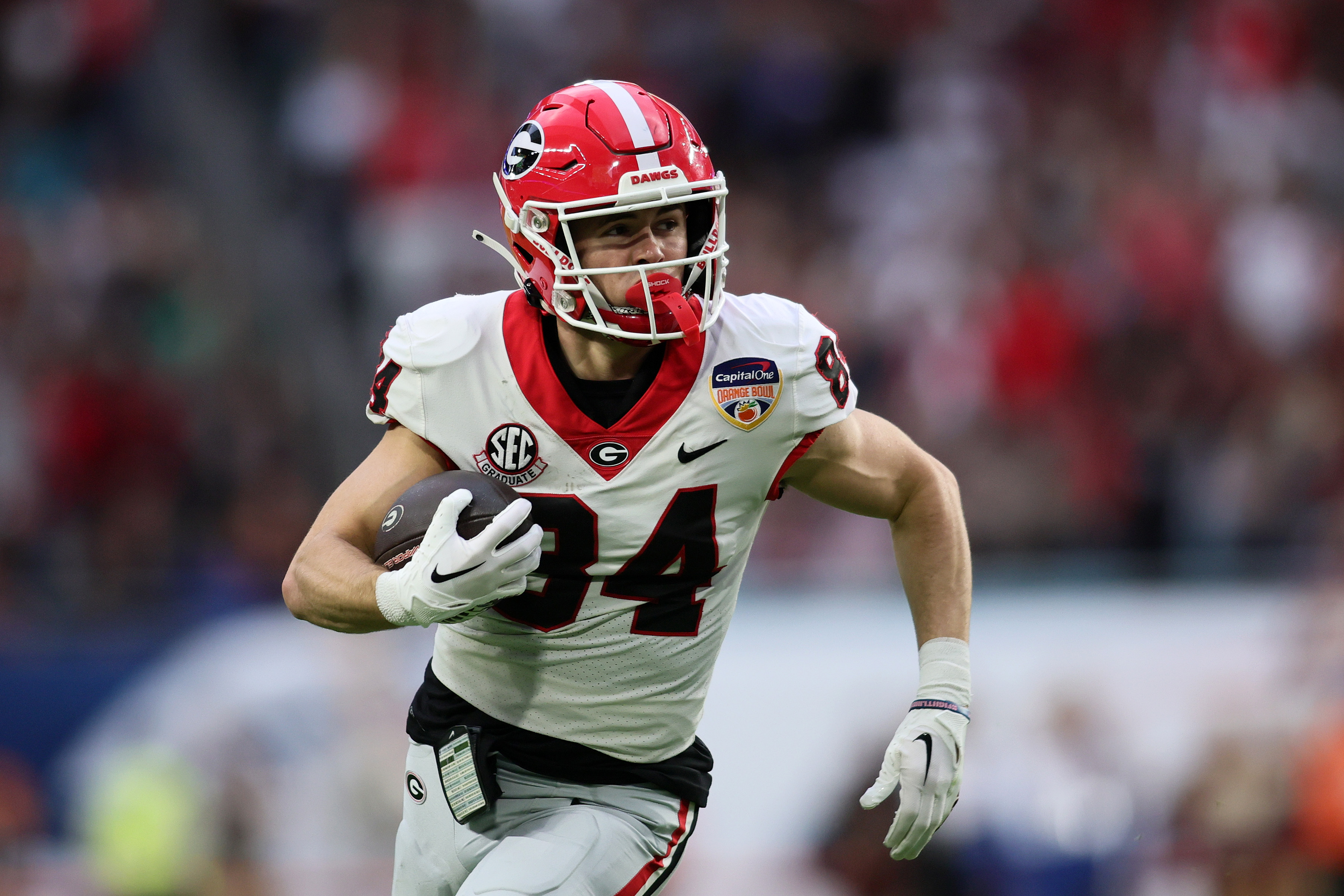 ncaa football: orange bowl-georgia at florida state, ladd mcconkey, new york giants