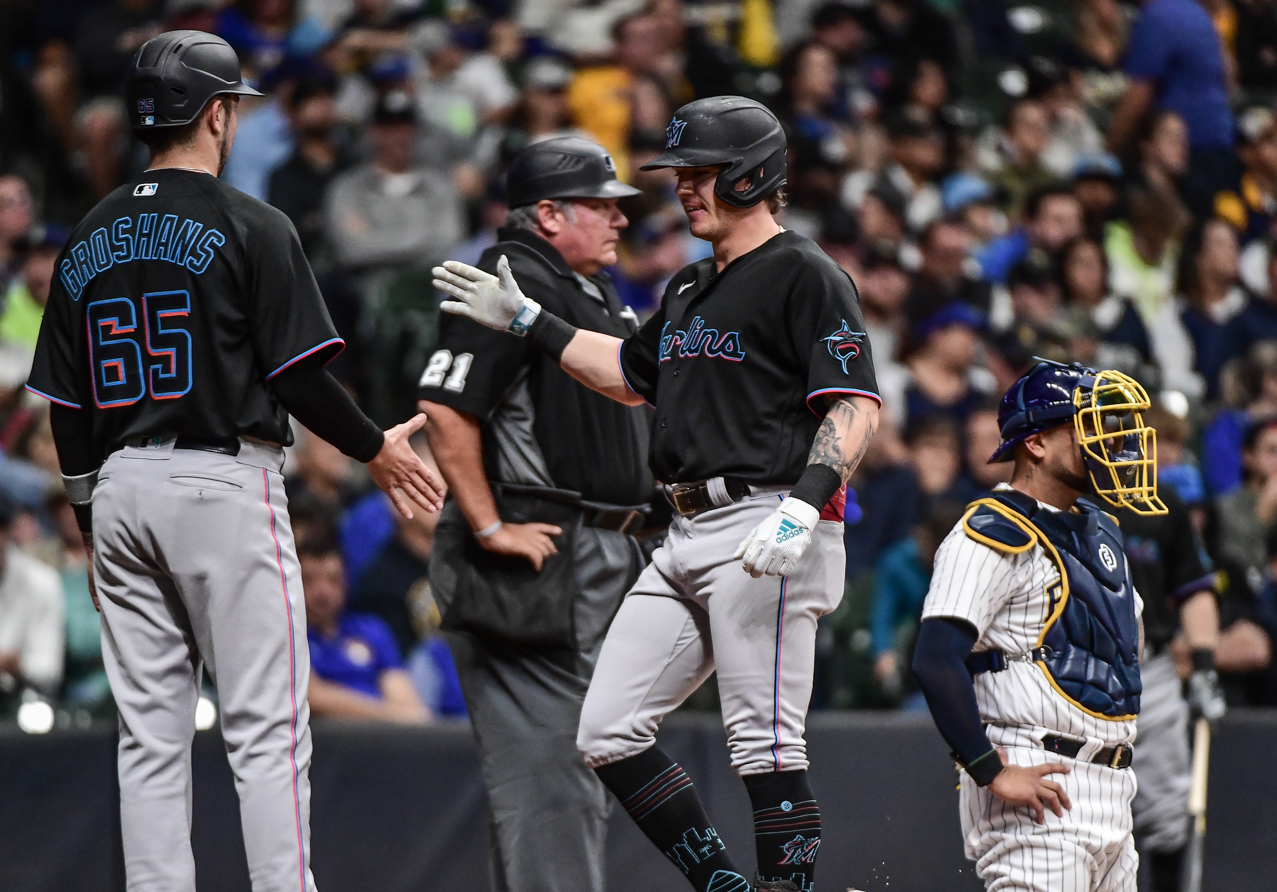 MLB: Miami Marlins at Milwaukee Brewers