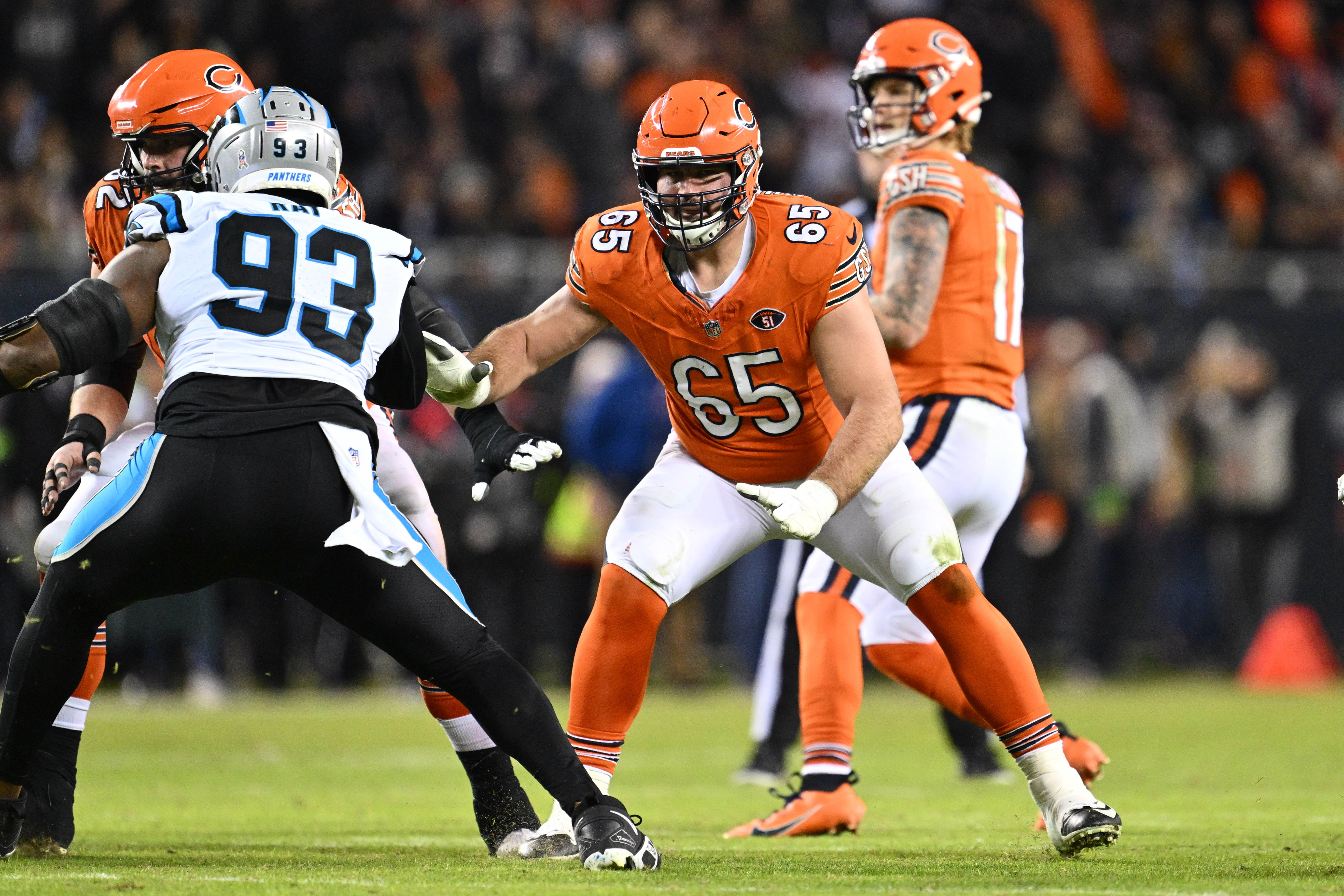 Chicago Bears offensive lineman Cody Whitehair, New York Giants