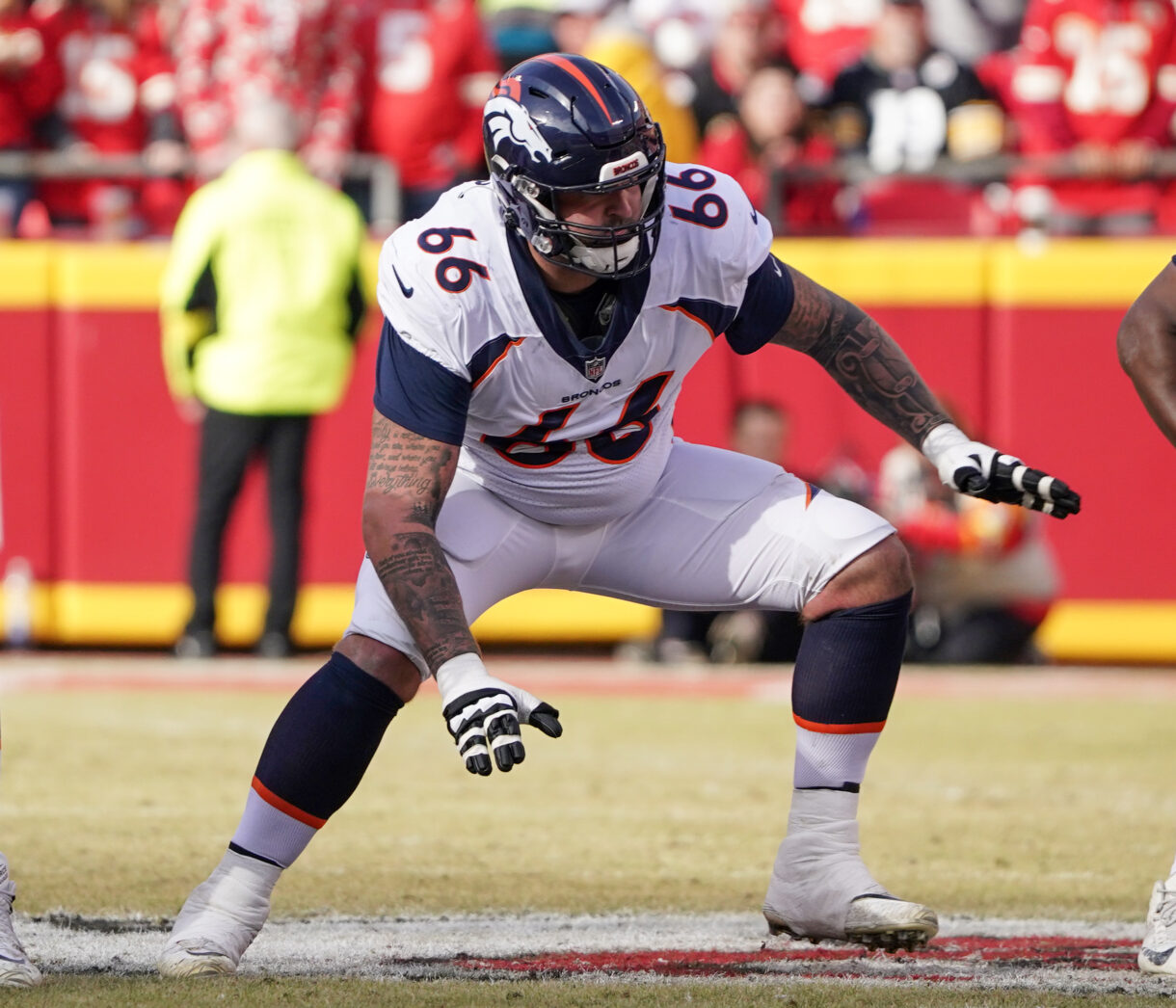 Denver Broncos guard Dalton Risner (Giants)