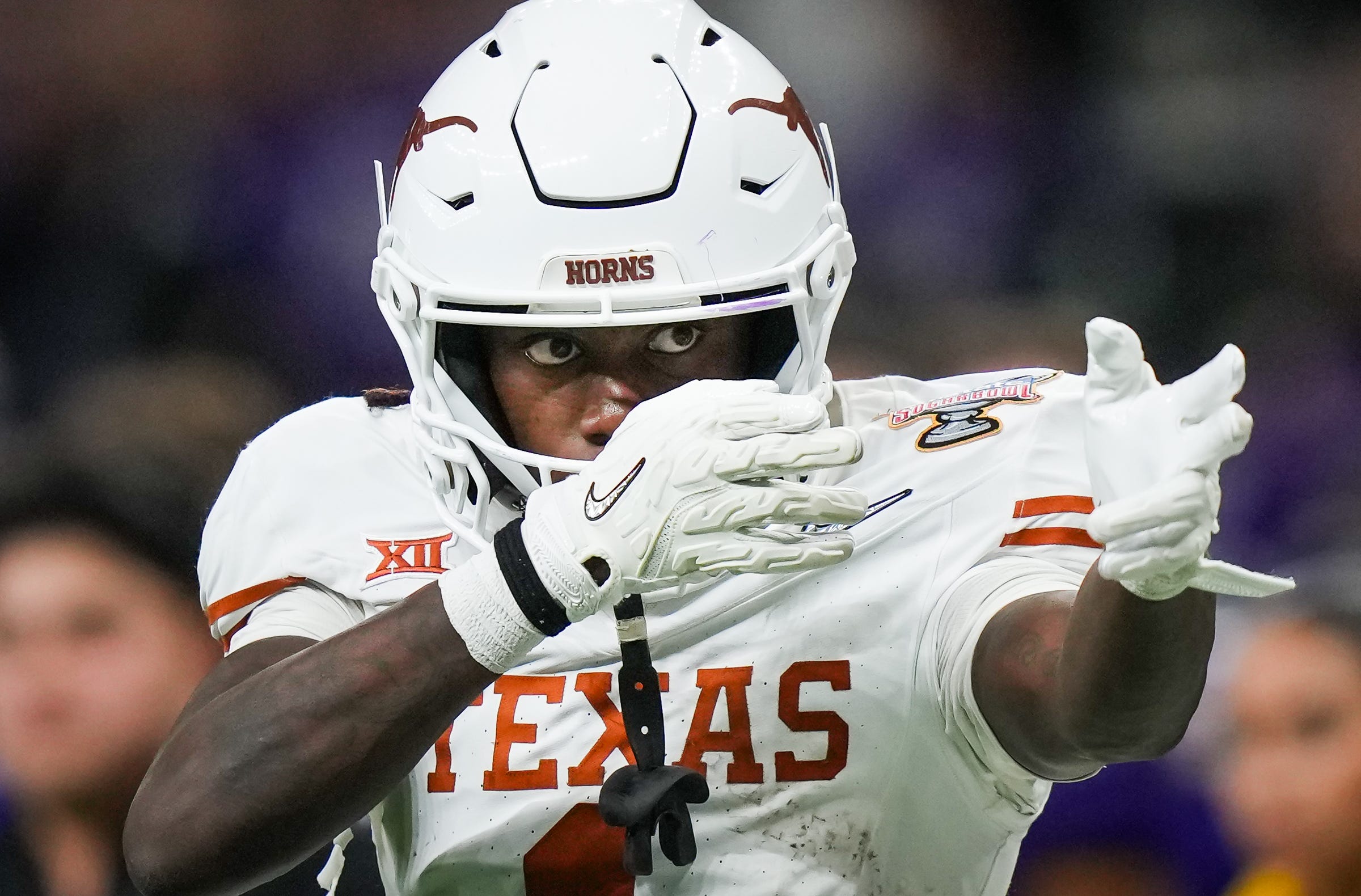 Texas Longhorns wide receiver Xavier Worthy (Giants draft prospect)