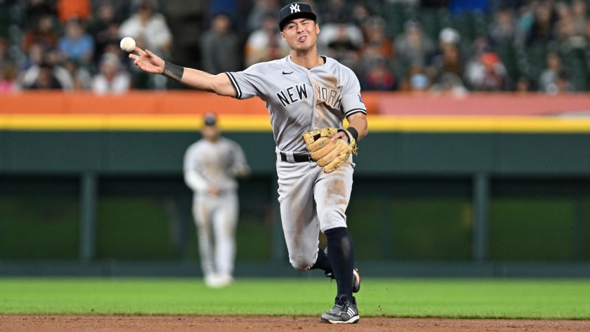 mlb: new york yankees at detroit tigers, anthony volpe
