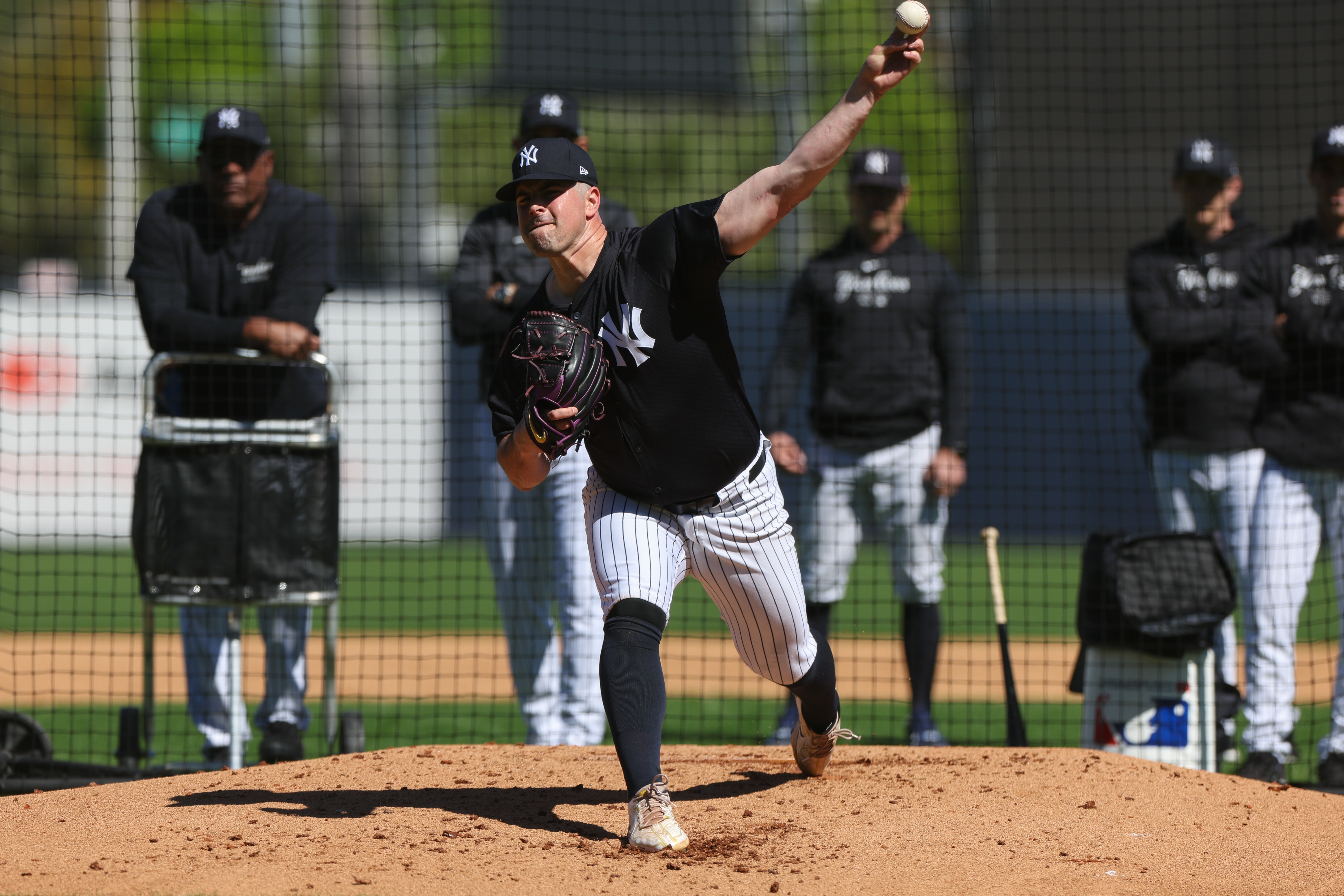 mlb: new york yankees-workouts, carlos rodon