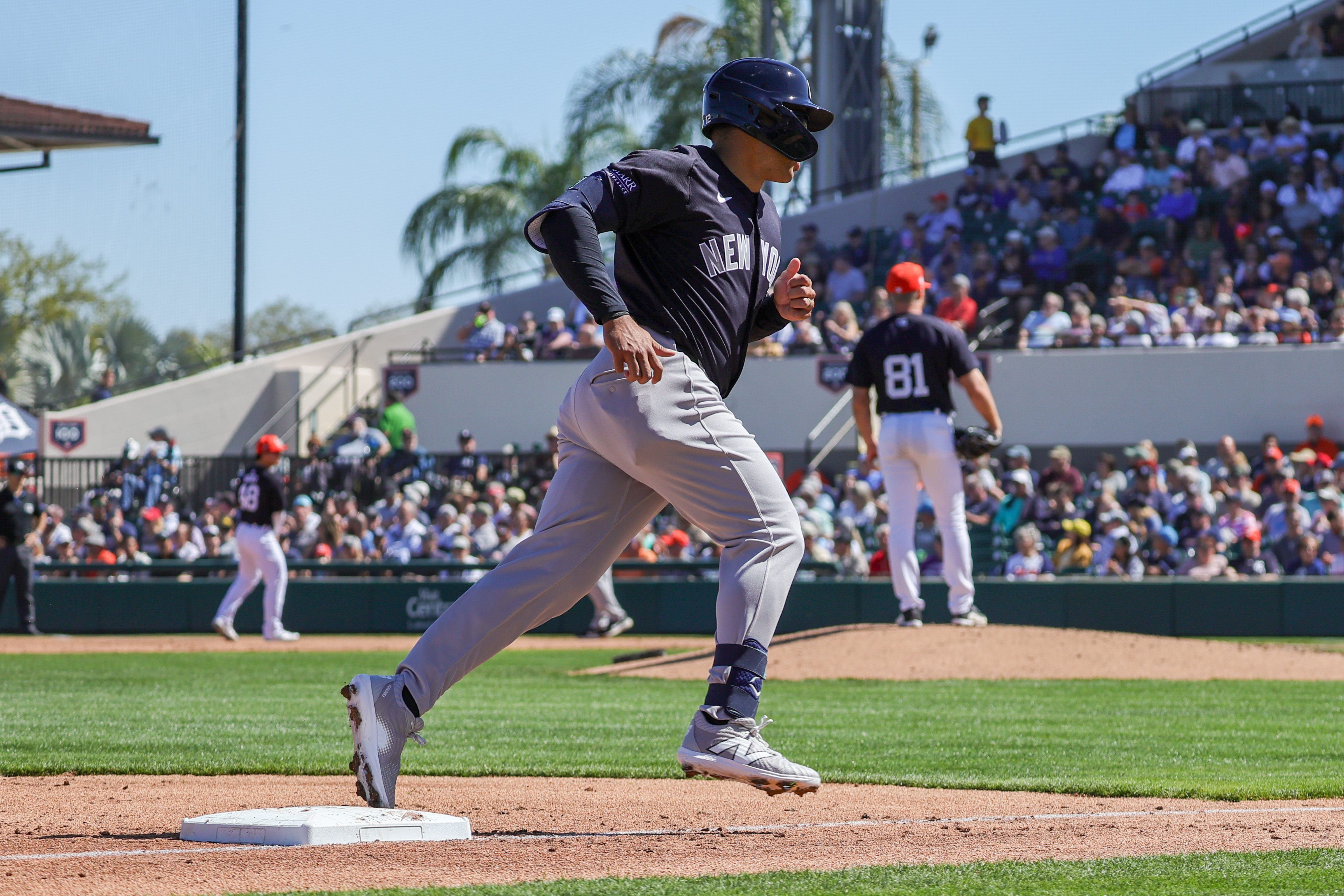 mlb: spring training-new york yankees at detroit tigers, trent grisham