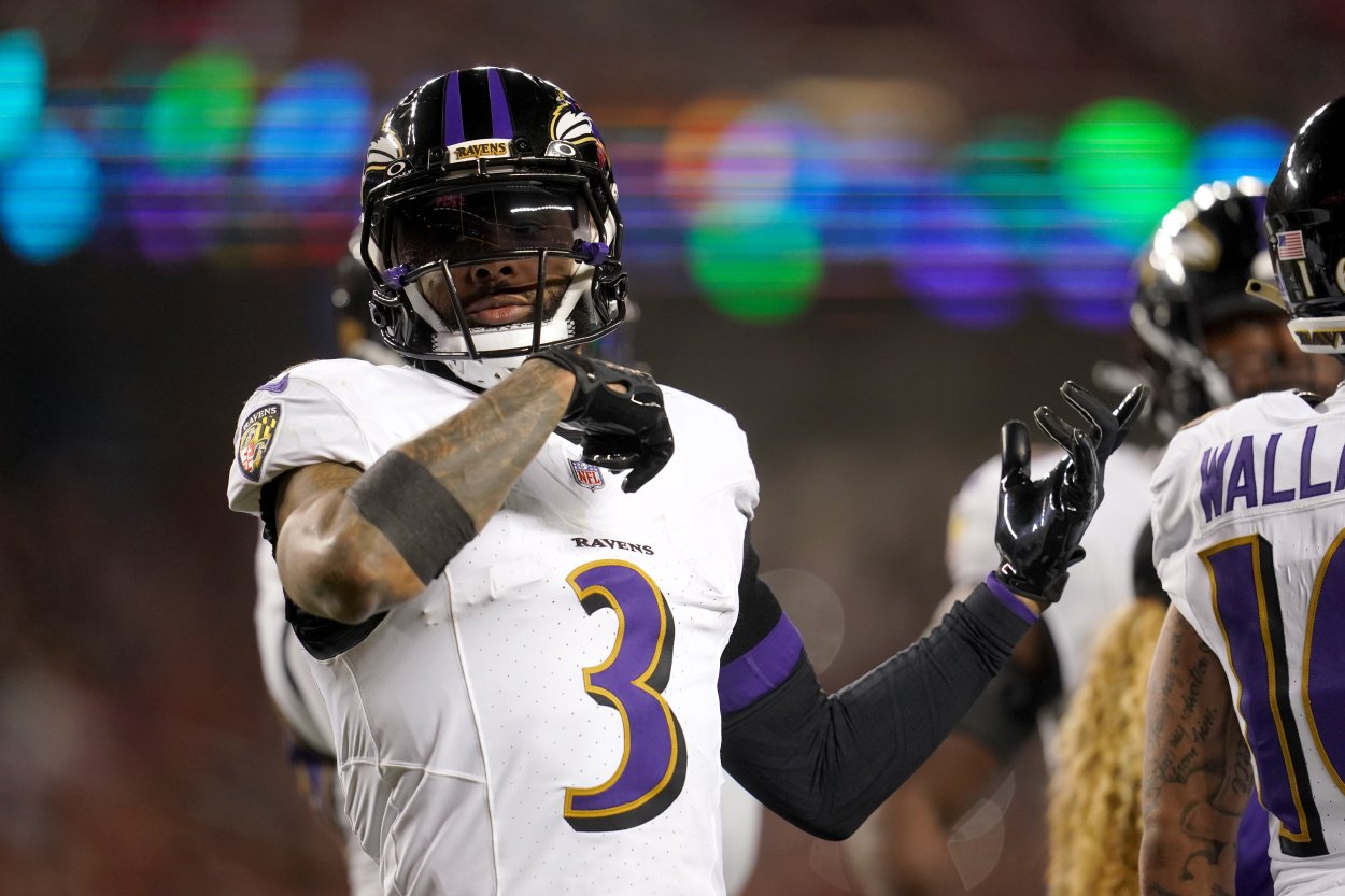 Baltimore Ravens wide receiver Odell Beckham Jr. (3) (New York Giants)
