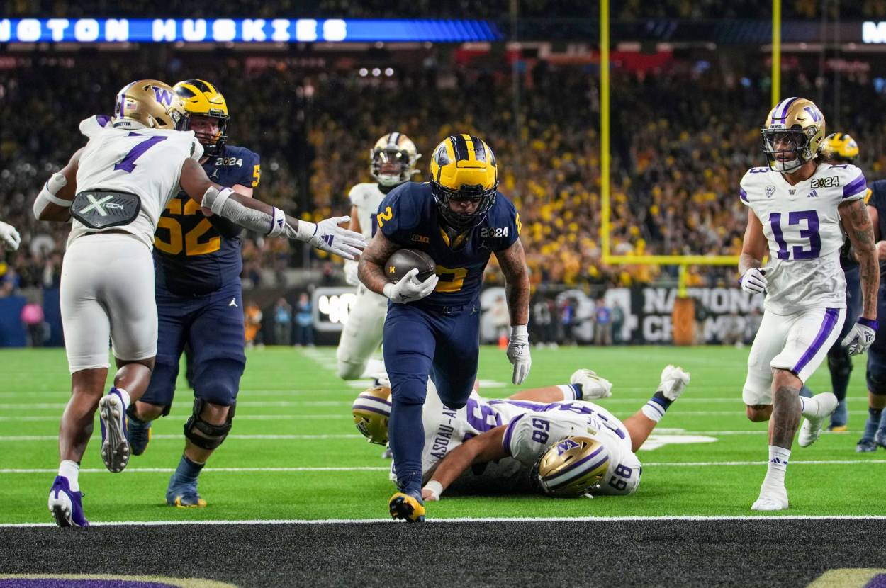 Michigan running back Blake Corum (New York Giants target)