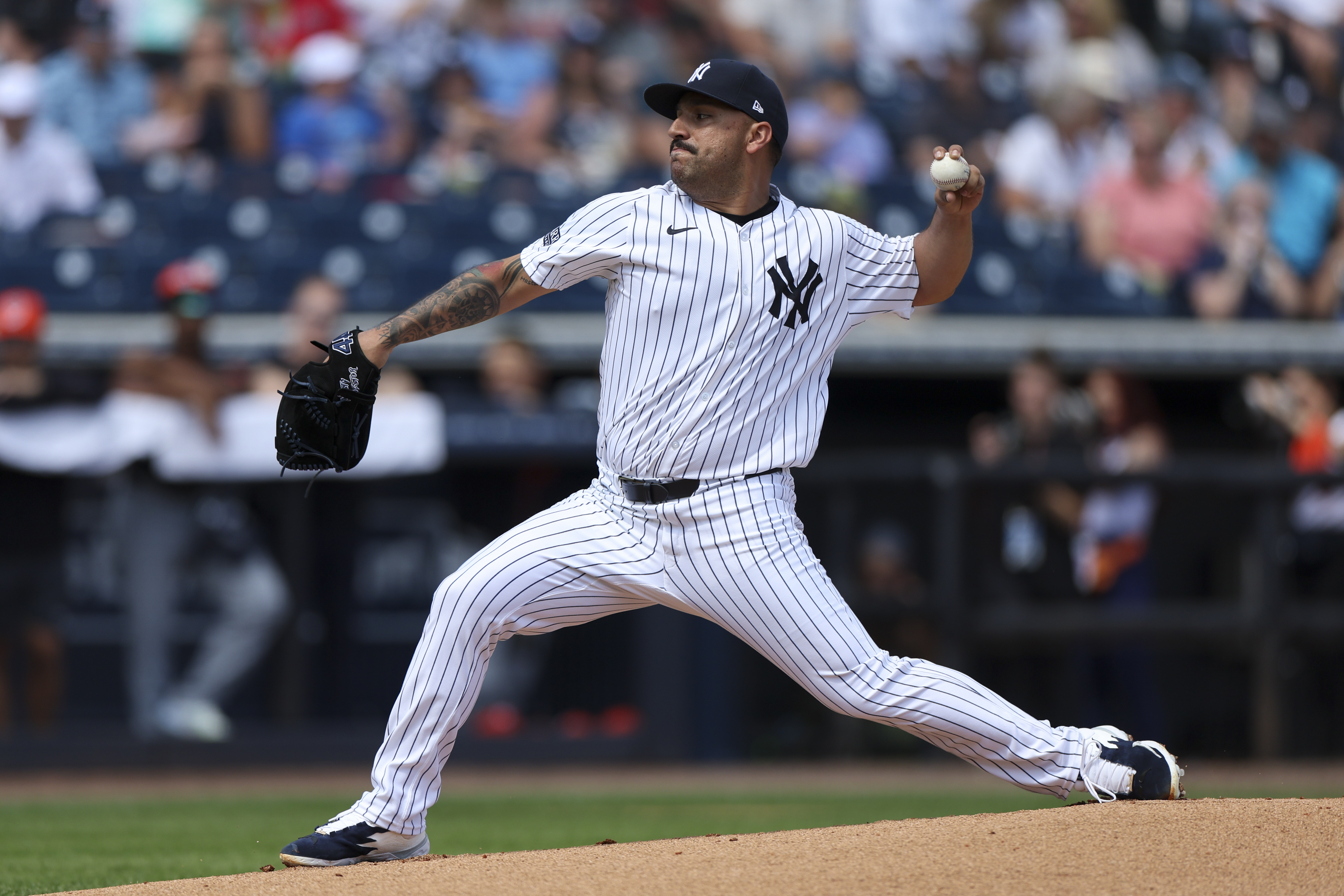 mlb: spring training-detroit tigers at new york yankees, nestor cortes