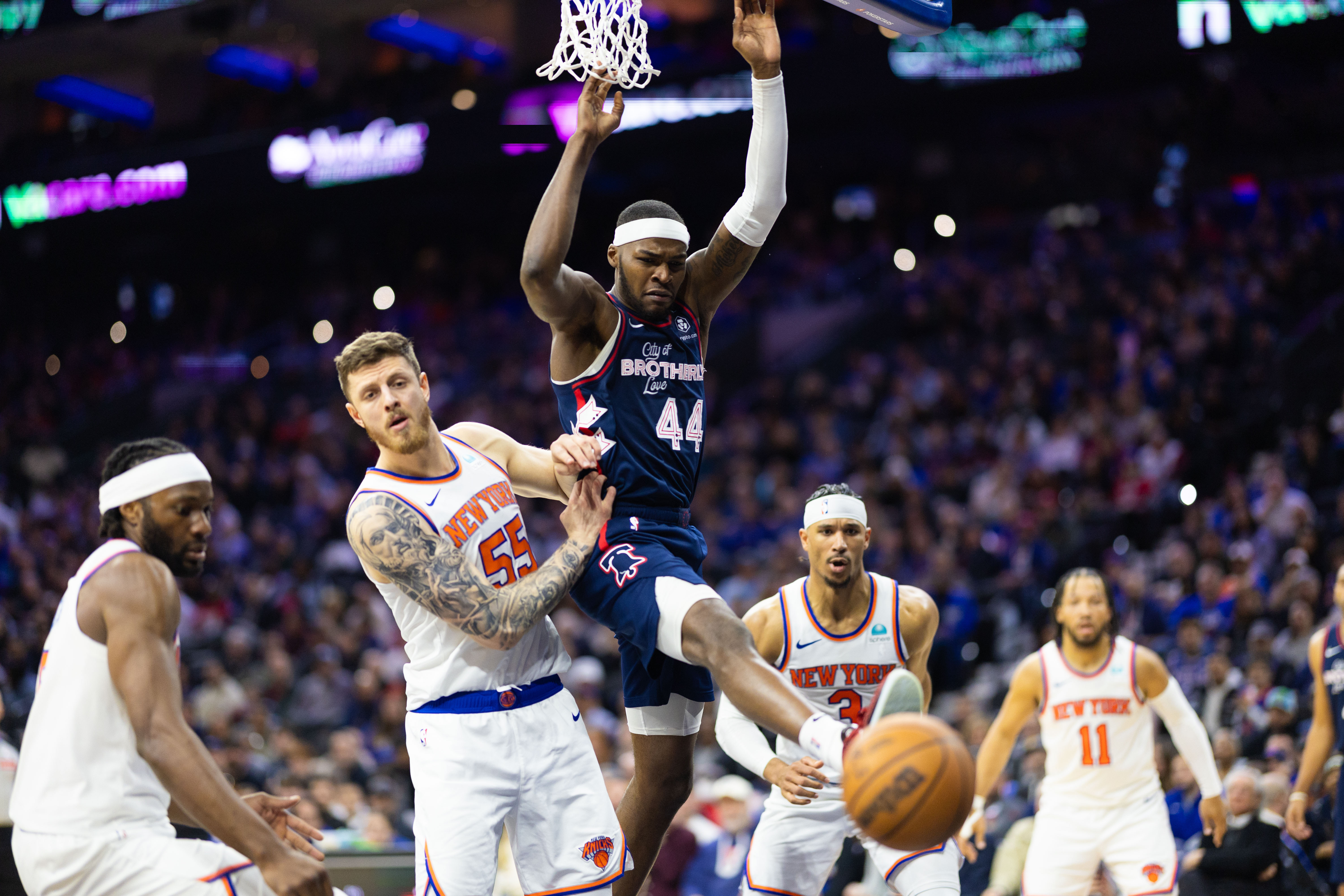 NBA: New York Knicks at Philadelphia 76ers