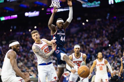 76ers center wanted to see the Knicks in the first round of the 2024 NBA Playoffs