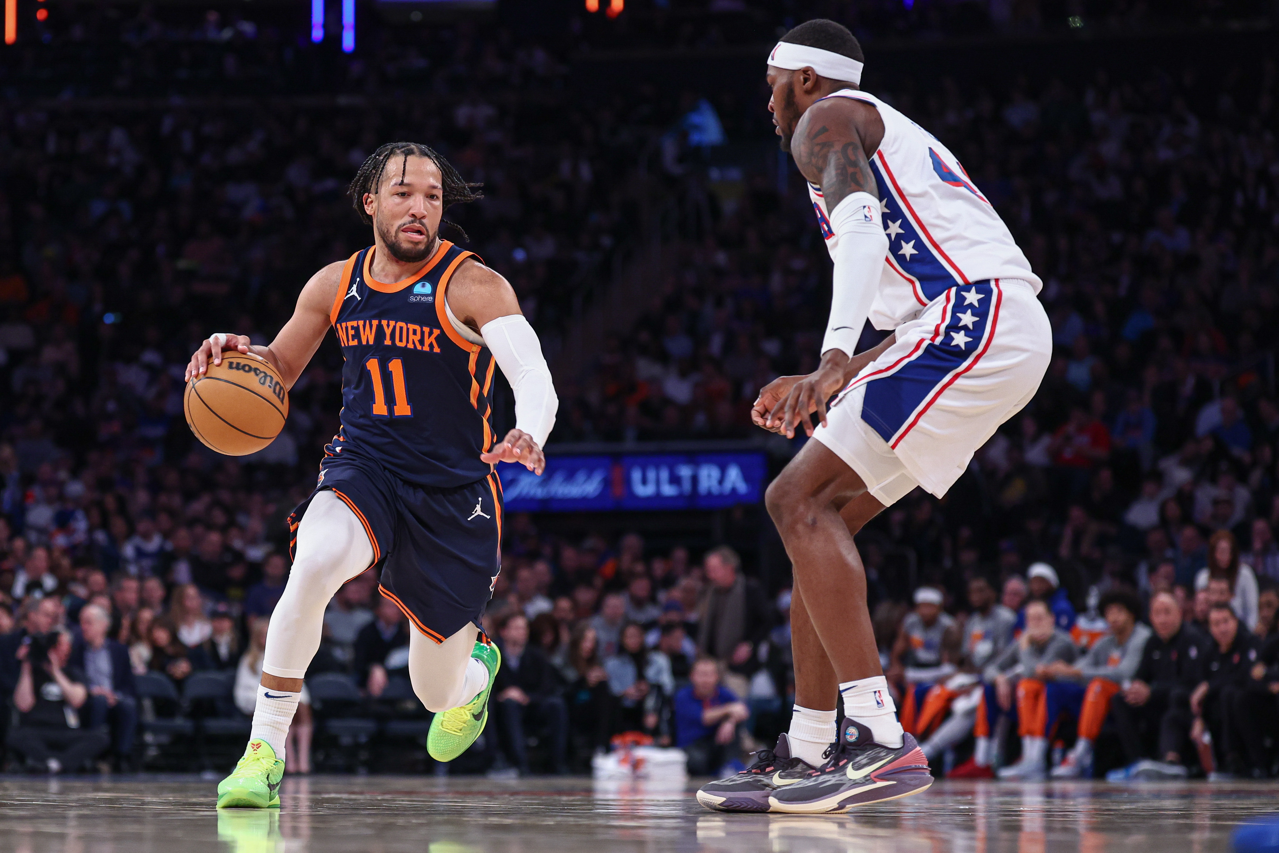 NBA: Philadelphia 76ers at New York Knicks