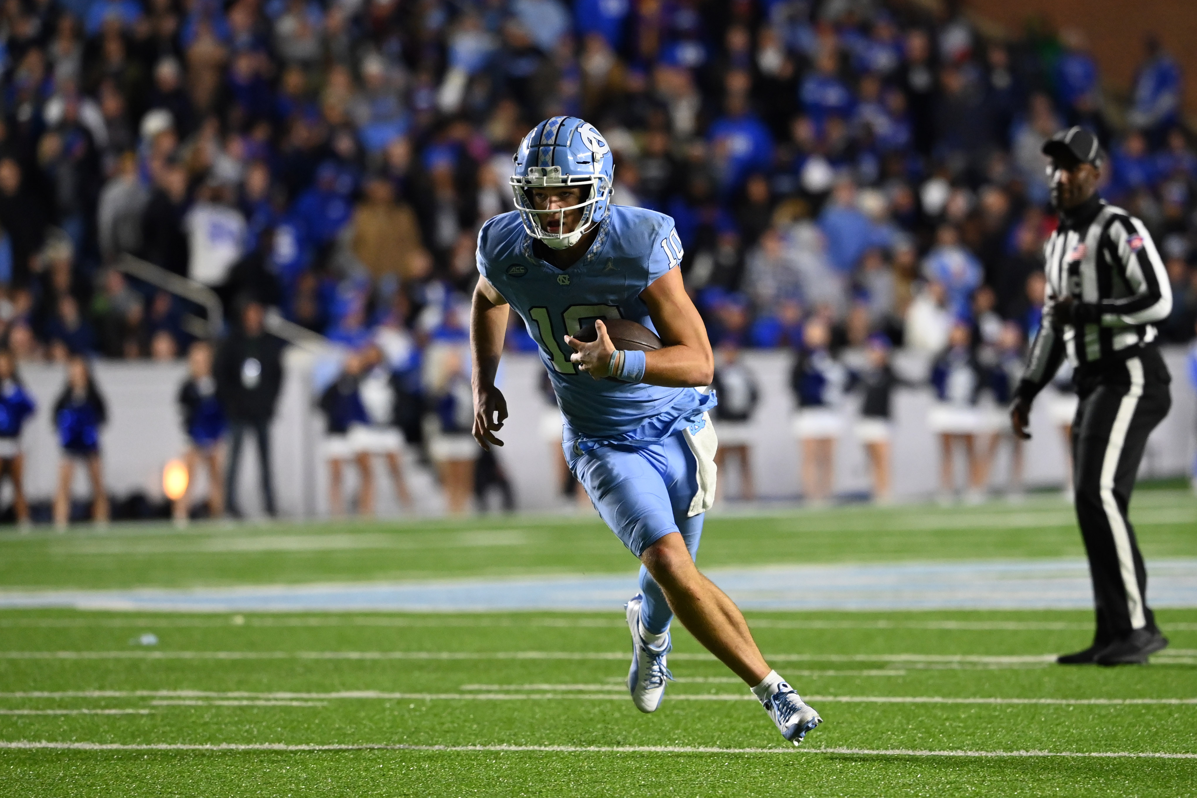 NCAA Football: Duke at North Carolina, new york giants, drake maye