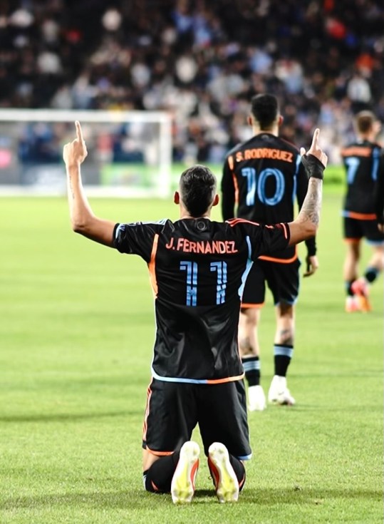 Julian Fernandez with key goals | Credit Melinda Morales
