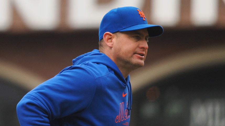 Apr 24, 2024; San Francisco, California, USA; New York Mets manager Carlos Mendoza (64) returns to the dugout after replacing the pitcher against the San Francisco Giants during the fifth inning at Oracle Park. Mandatory Credit: Kelley L Cox-USA TODAY Sports