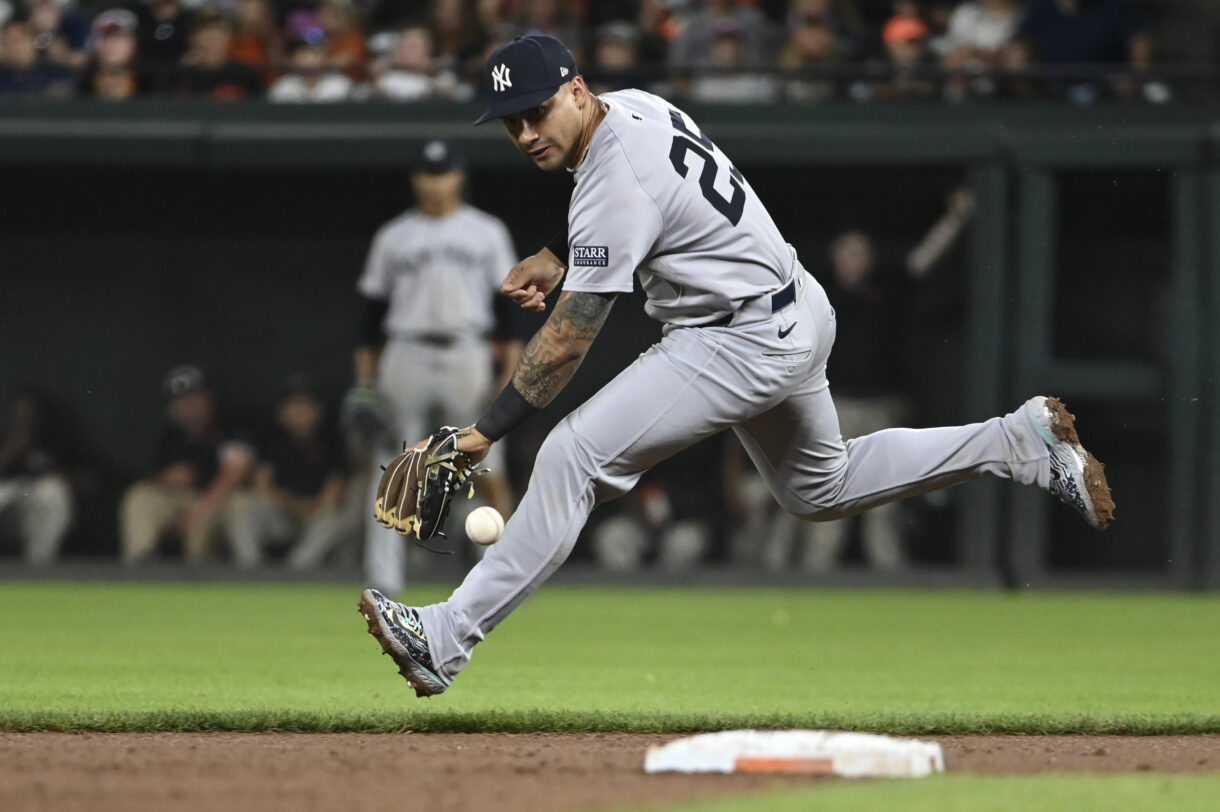 MLB: New York Yankees at Baltimore Orioles, gleyber torres