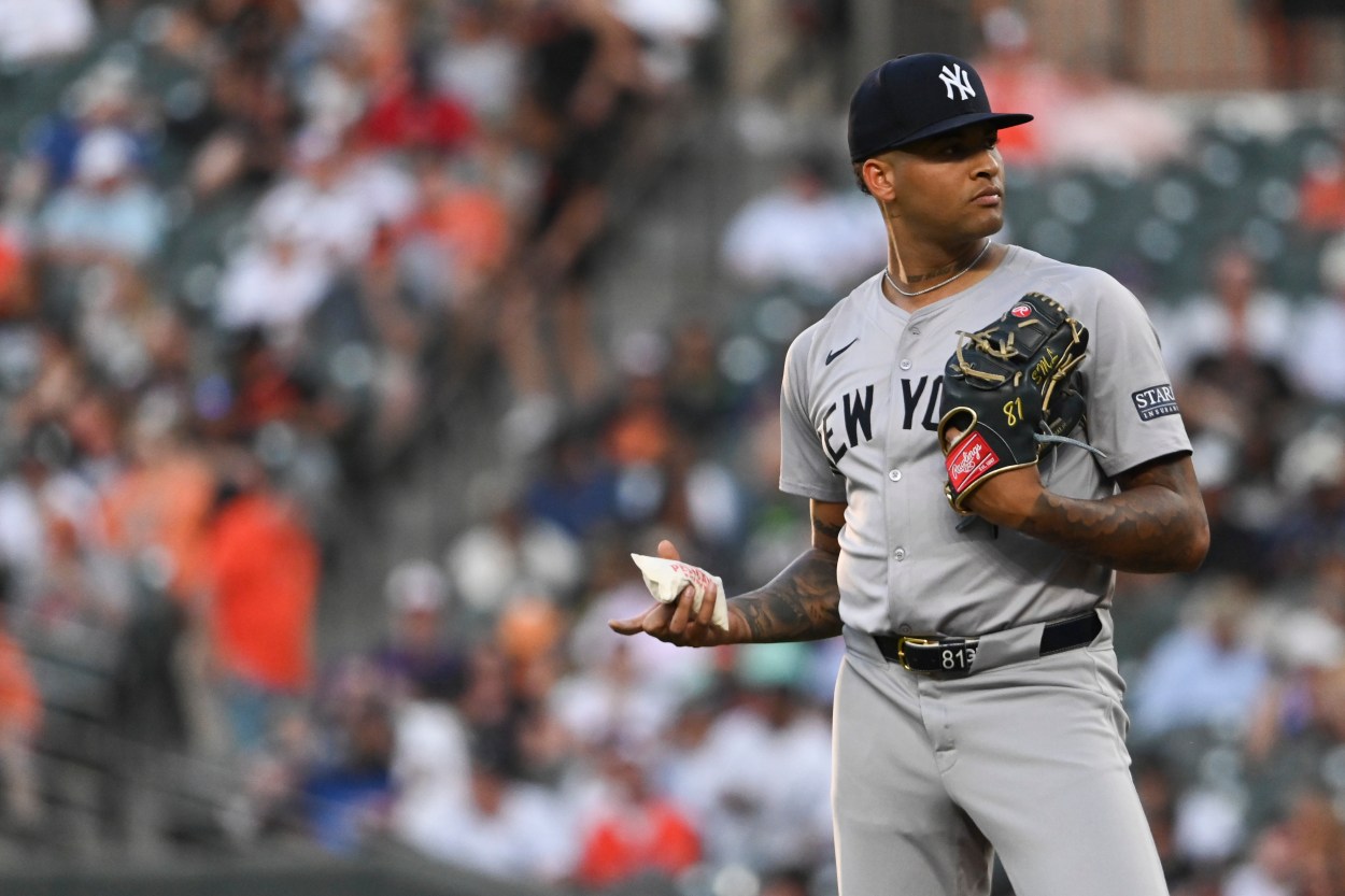 MLB: New York Yankees at Baltimore Orioles, luis gil