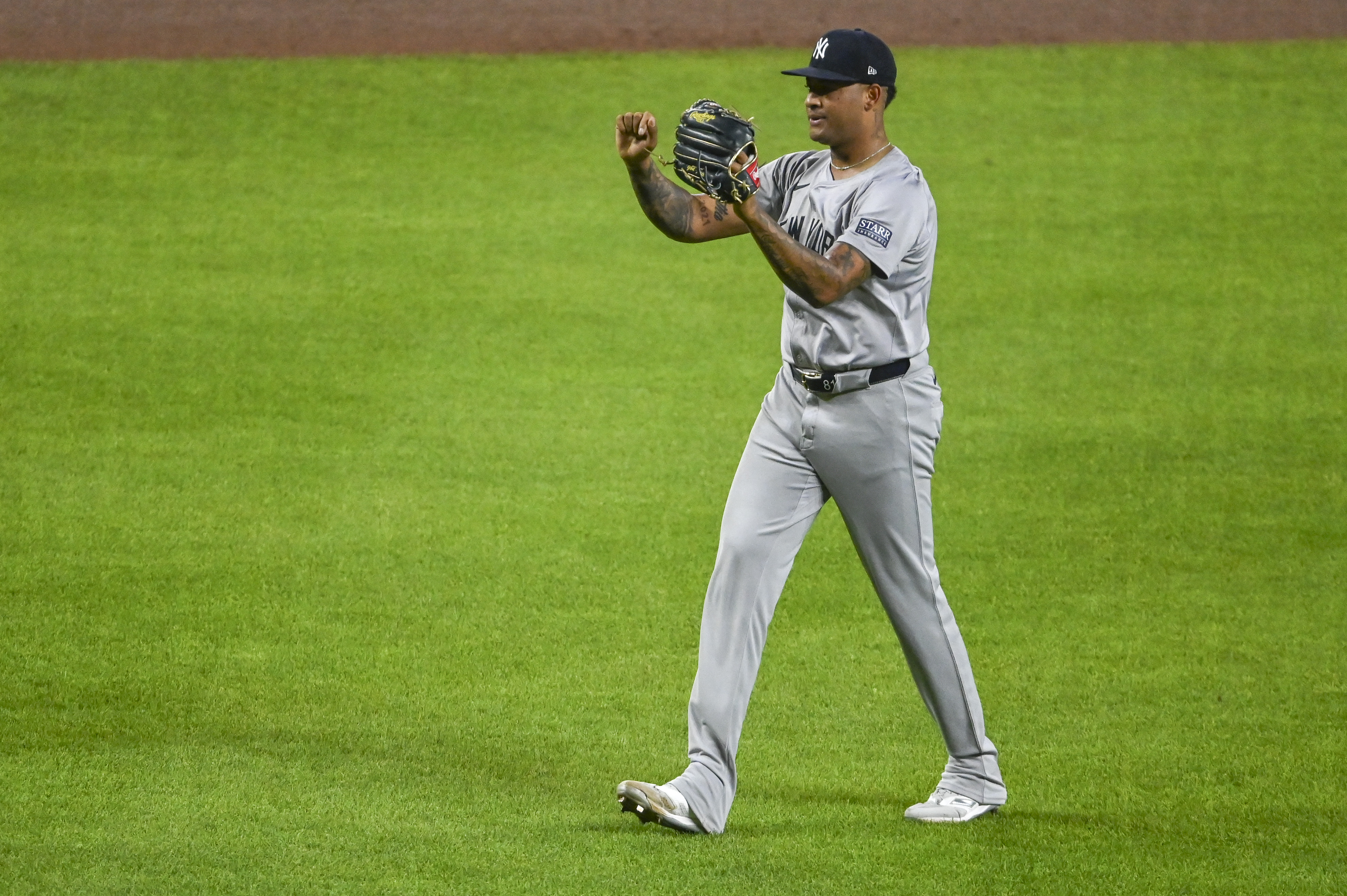 MLB: New York Yankees at Baltimore Orioles, luis gil