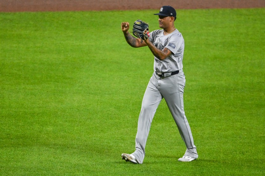 MLB: New York Yankees at Baltimore Orioles, luis gil