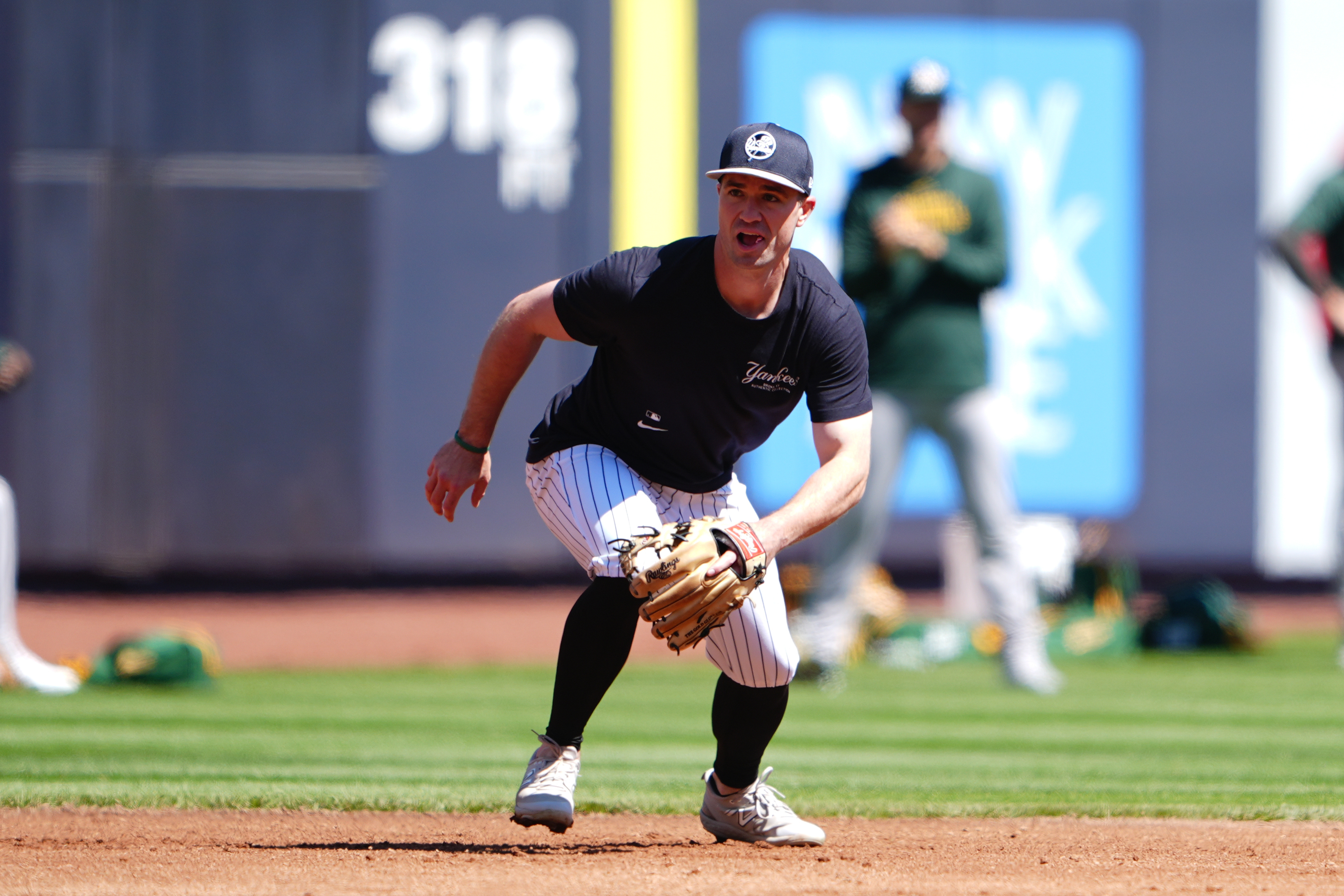 MLB: Oakland Athletics at New York Yankees, jon berti