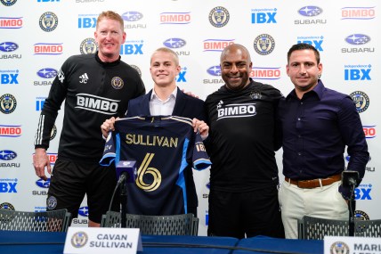 MLS: Philadelphia Union press conference to announce Cavan Sullivan signing, Cavan Sullivan, manchester city