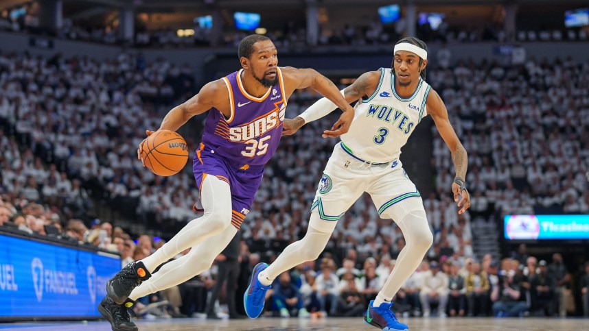 NBA: Playoffs-Phoenix Suns at Minnesota Timberwolves, kevin durant, knicks
