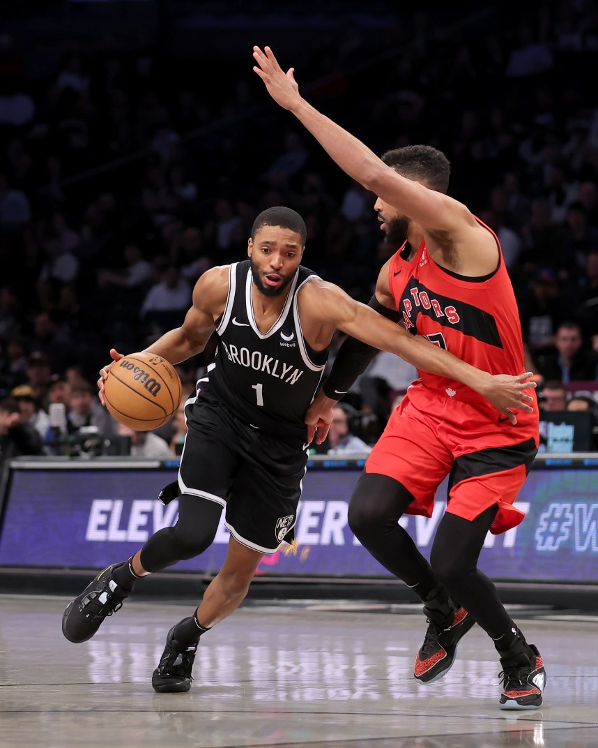 NBA: Toronto Raptors at Brooklyn Nets, mikal bridges, knicks