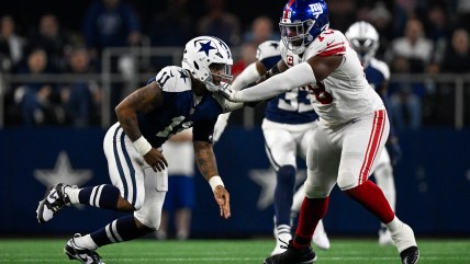 Giants’ superstar left tackle gets glowing review from NFL exec: ‘Upside to be the top guy’