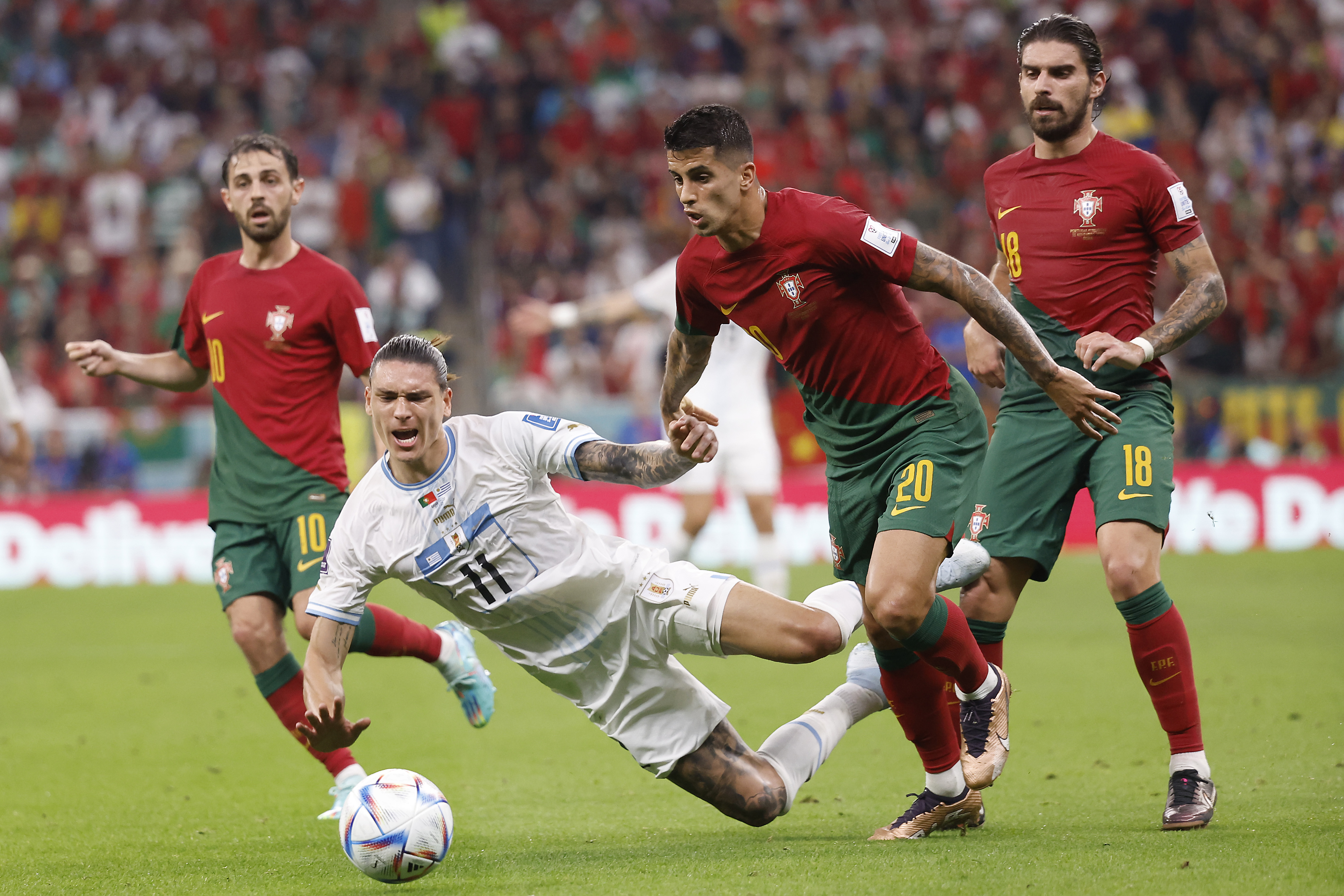 Soccer: FIFA World Cup Qatar 2022-Portugal at Uruguay, Joao Cancelo, manchester city