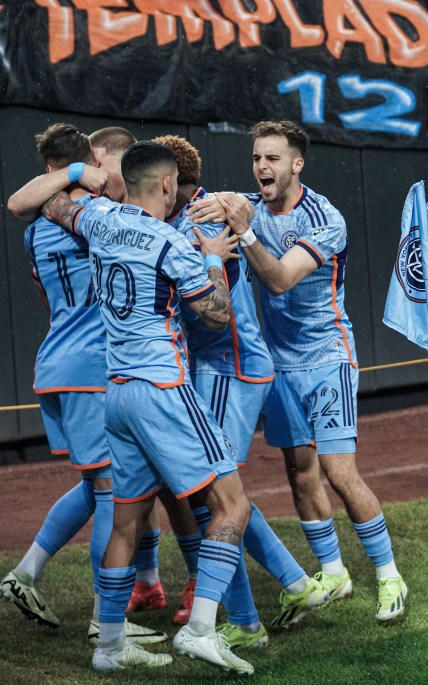 New York City FC wins the first Hudson River Derby in Queens | Credit: Anthony Surrusco