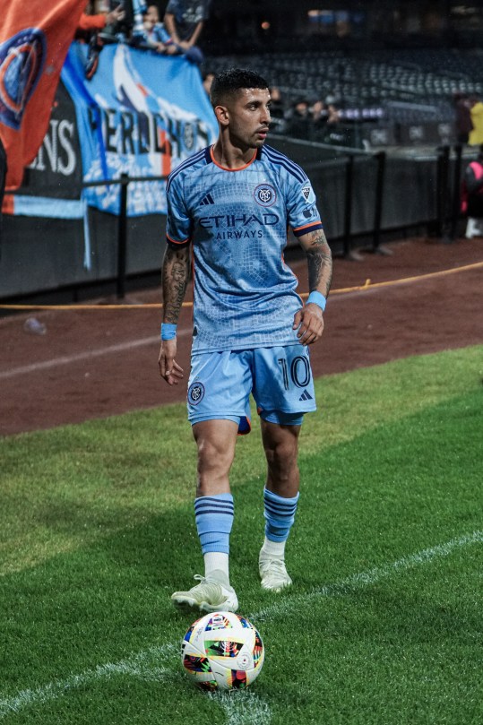 Santiago Rodriguez is the top scorer for New York City FC | Credit : Anthony Surrusco
