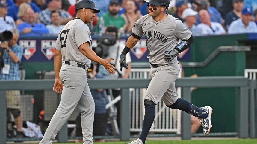 MLB: New York Yankees at Kansas City Royals, austin wells