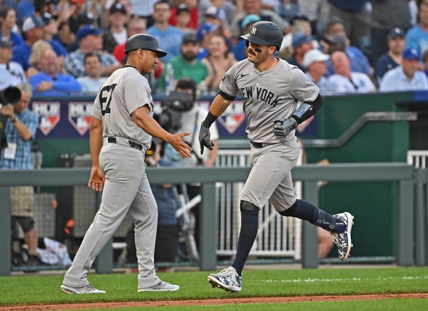 MLB: New York Yankees at Kansas City Royals, austin wells